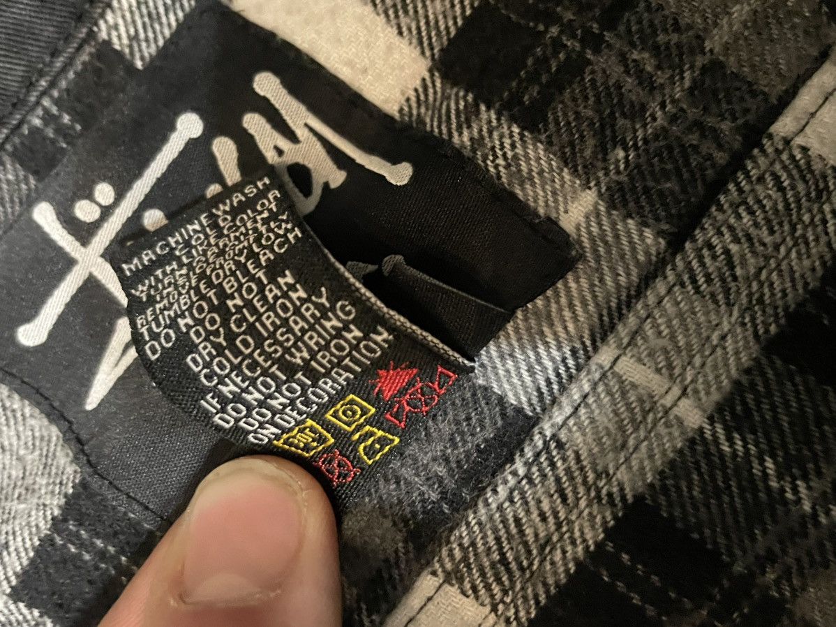 Stussy Black 2000s Stussy Collared Button Up Jacket Size US S / EU 44-46 / 1 - 10 Thumbnail