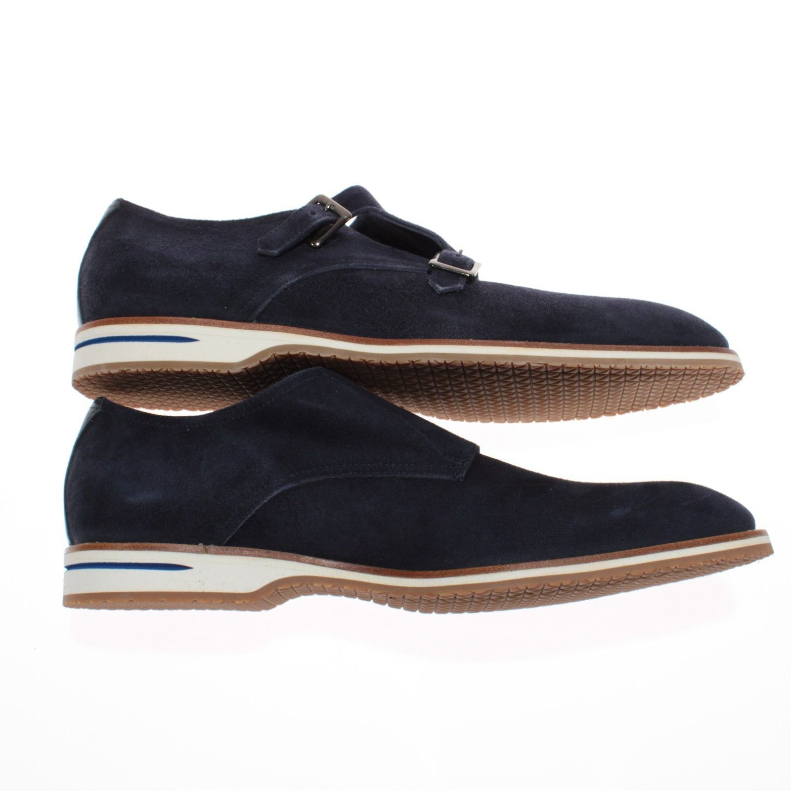 Zelli Zelli NWB Legerra Double Monk Strap Suede Dress Shoes Size 9 Size US 9 / EU 42 - 7 Thumbnail