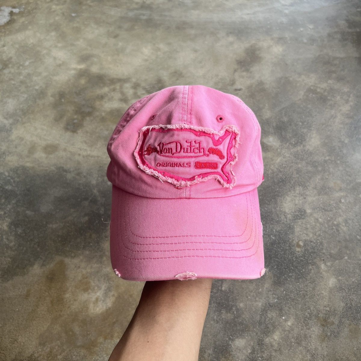 Von Dutch Von Dutch Hats Pink Kustom Made Size ONE SIZE - 1 Thumbnail
