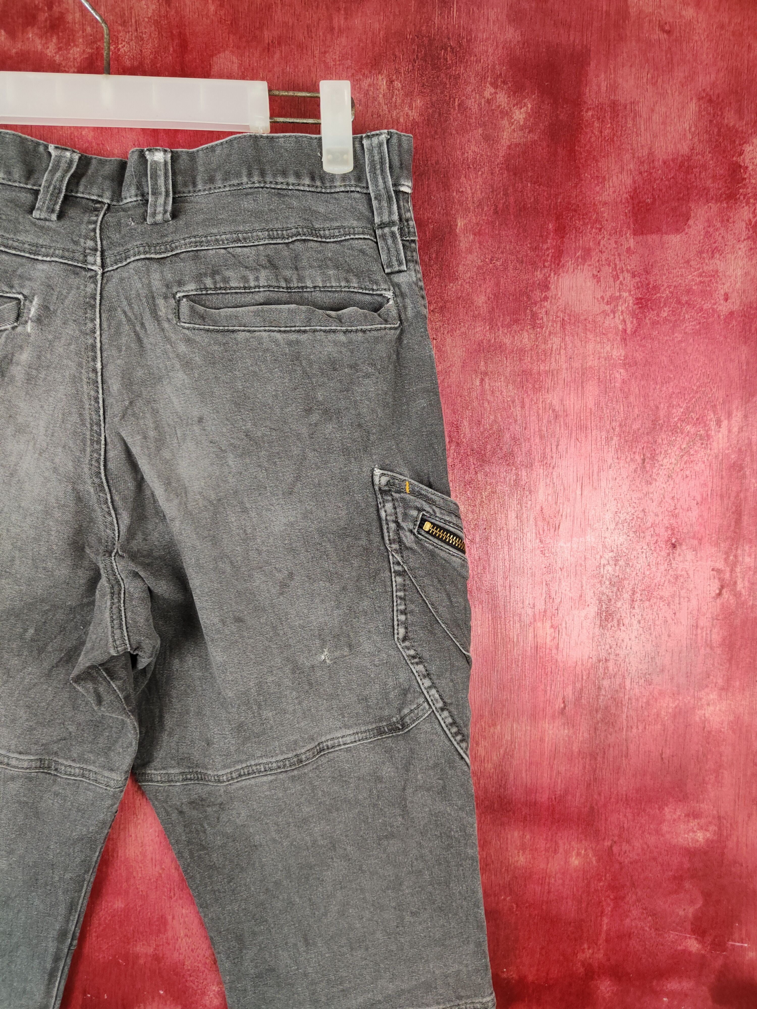 Japanese Brand TS Design Black Multipocket Tactical Denim #S1274 Size US 32 / EU 48 - 12 Thumbnail