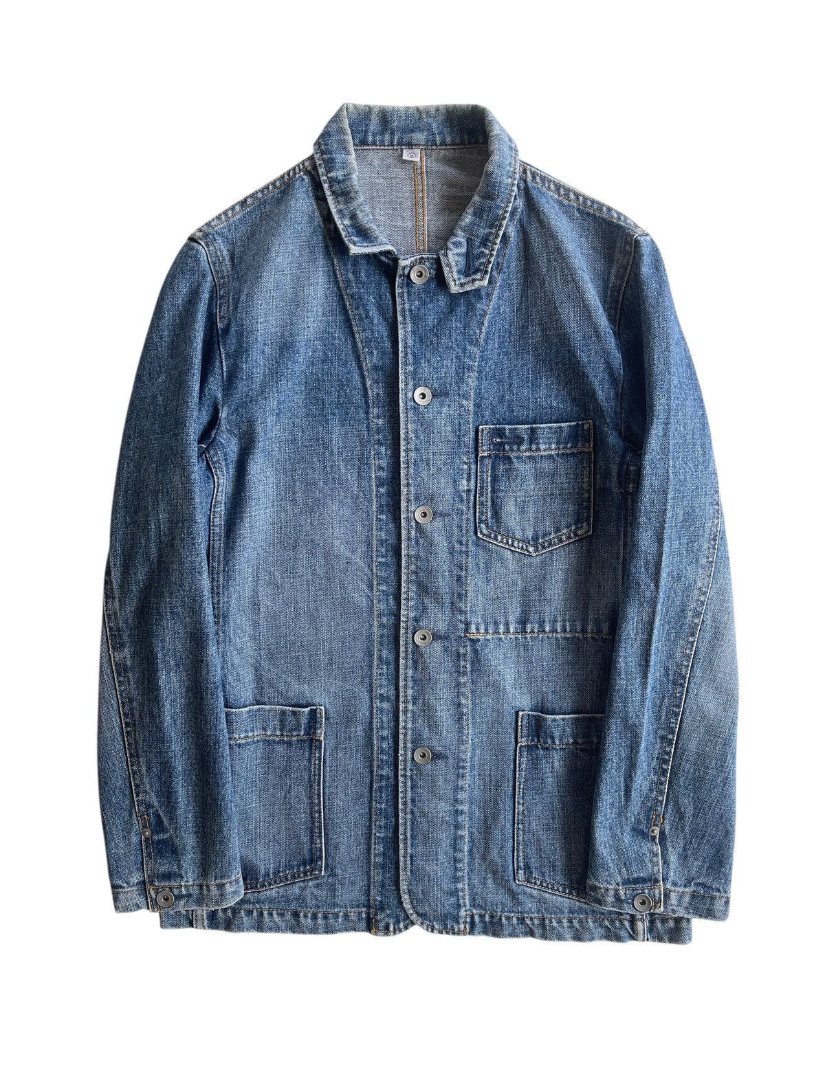 Japanese Brand Uniqlo Denim Workers Jacket Size US M / EU 48-50 / 2 - 1 Thumbnail