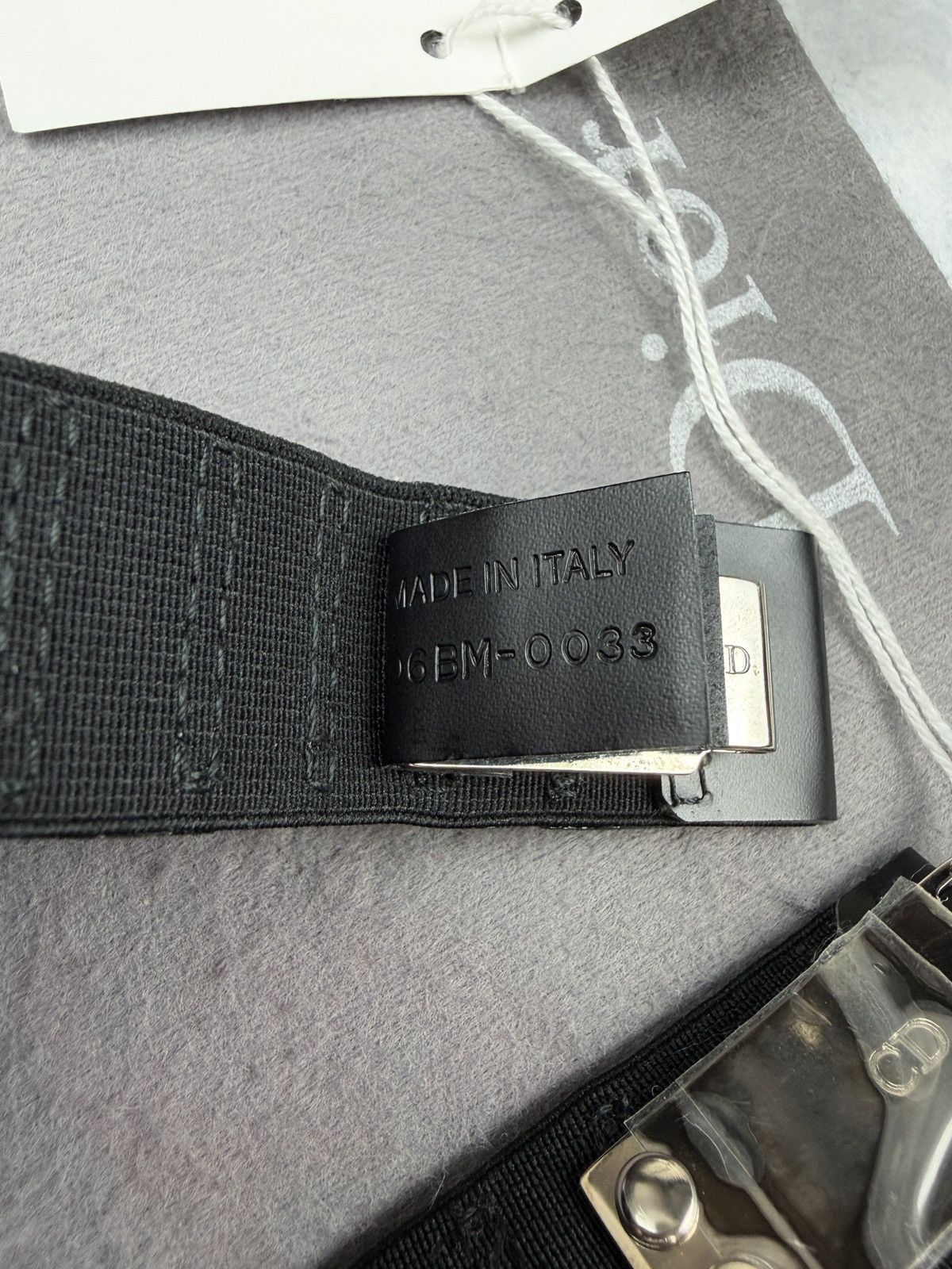 Dior × Hedi Slimane SS03 Dior Homme Follow Me Runway Leather Scale Belt Hedi Size ONE SIZE - 8 Thumbnail