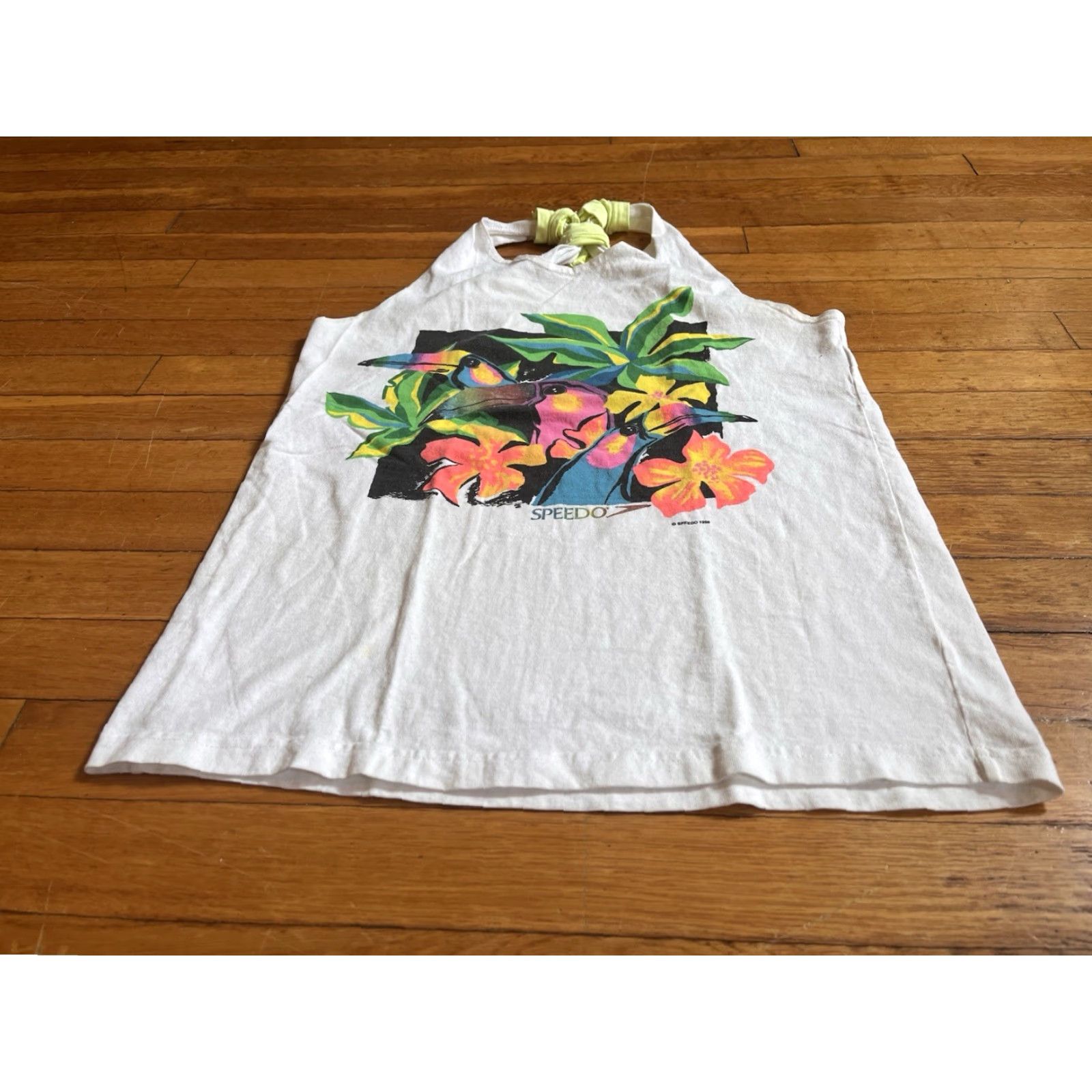 Speedo VINTAGE Speedo Tank Top Women’s Small White 90s Size S / US 4 / IT 40 - 2 Thumbnail