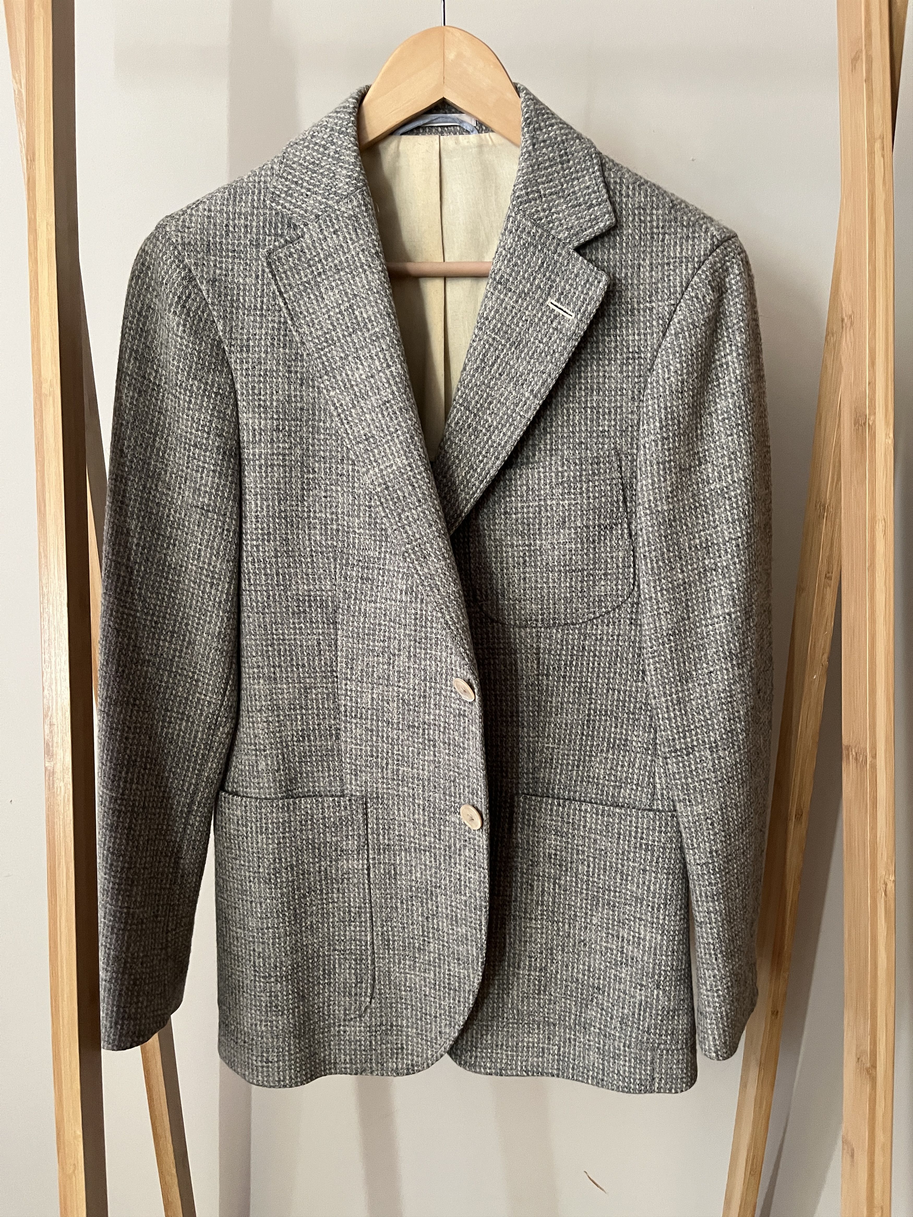 Gant Rugger Gant Rugger Wool Textured light gray sportcoat, 34 / 44 Size 34R - 1 Thumbnail