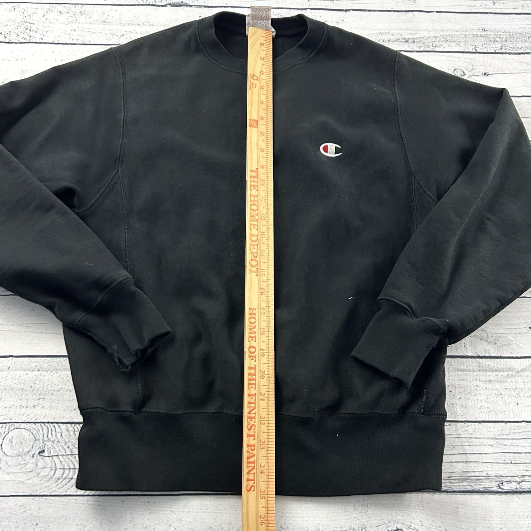 Champion Champion Sweatshirt Pullover Reverse Weave Men's S Black Size US S / EU 44-46 / 1 - 5 Thumbnail