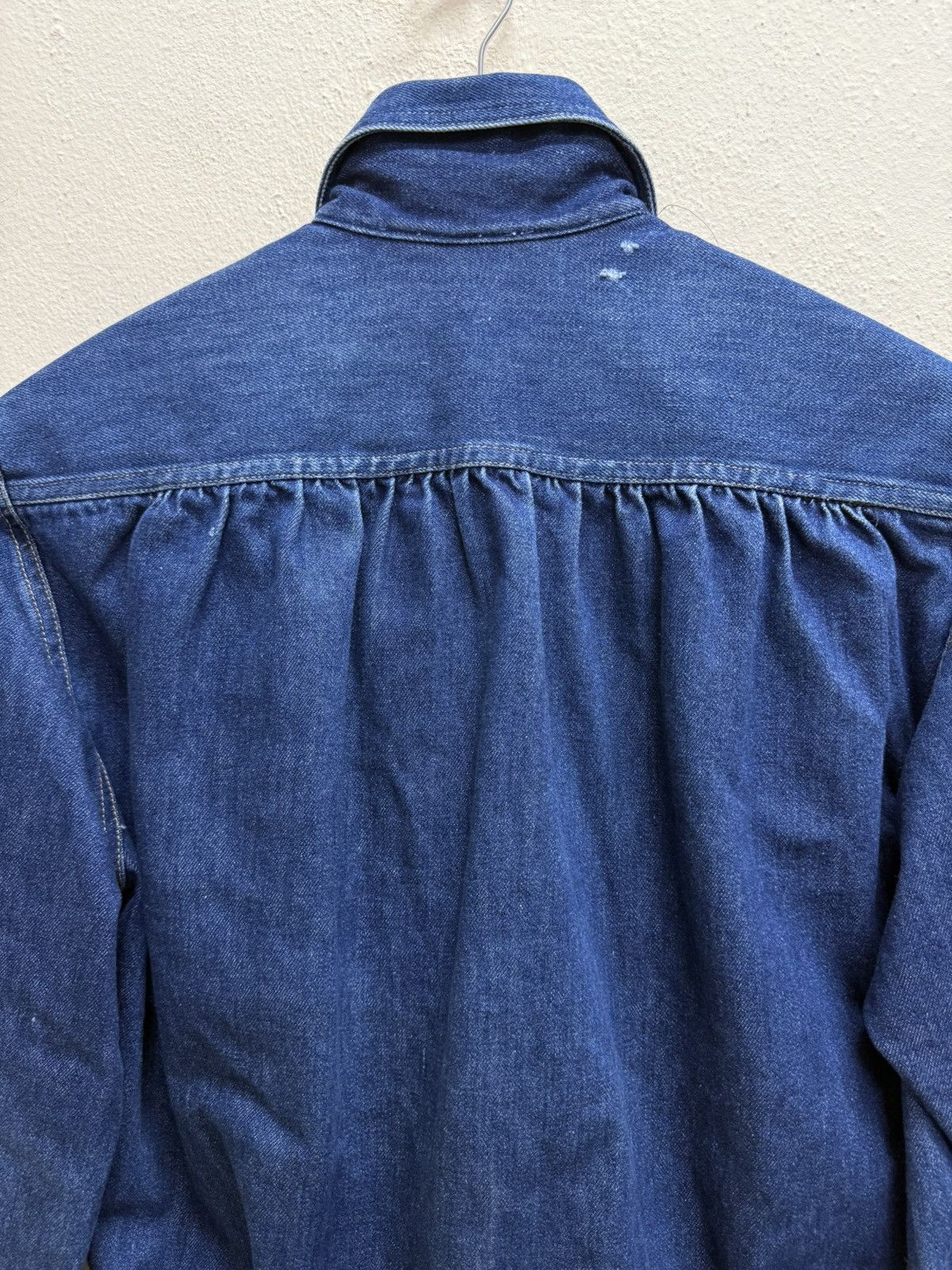 Japanese Brand × Norma Kamali × Vintage Norma Kamali Denim Bomber Jacket Size S / US 4 / IT 40 - 21 Thumbnail