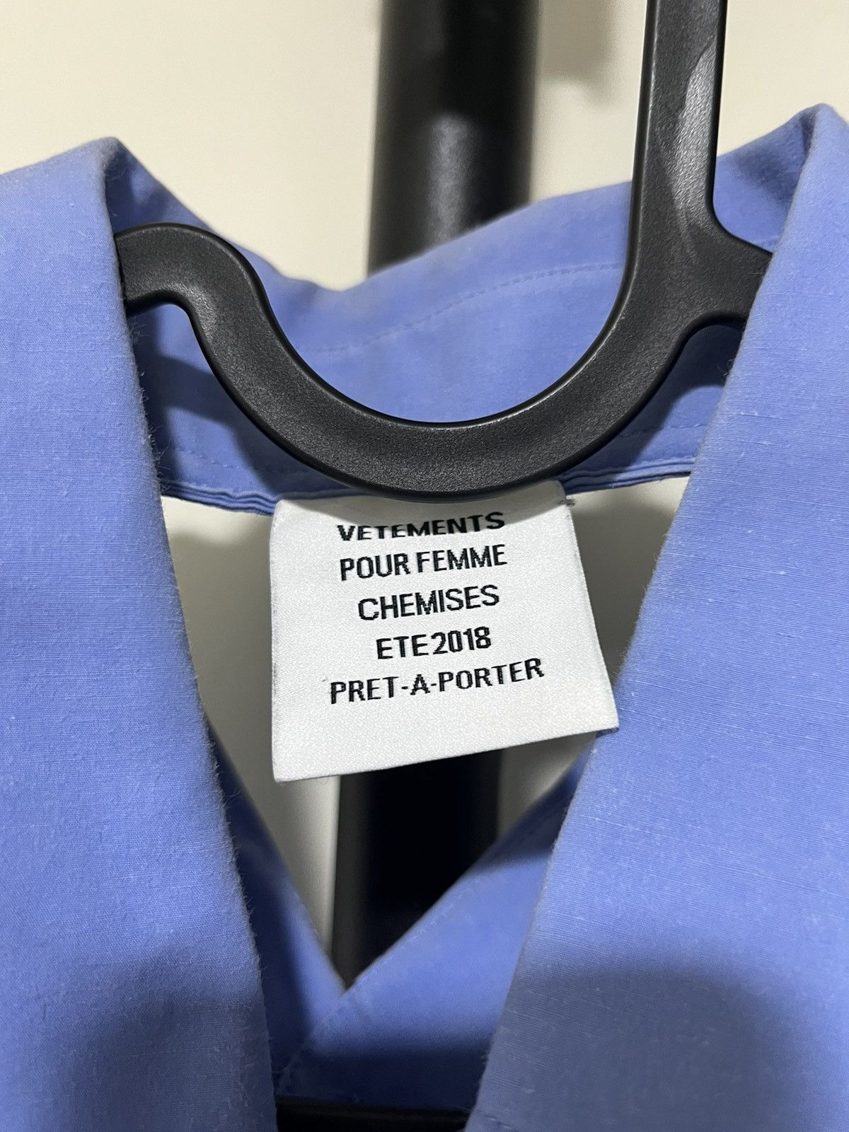 Vetements VETEMENTS double side shirt reversible Size US S / EU 44-46 / 1 - 6 Thumbnail