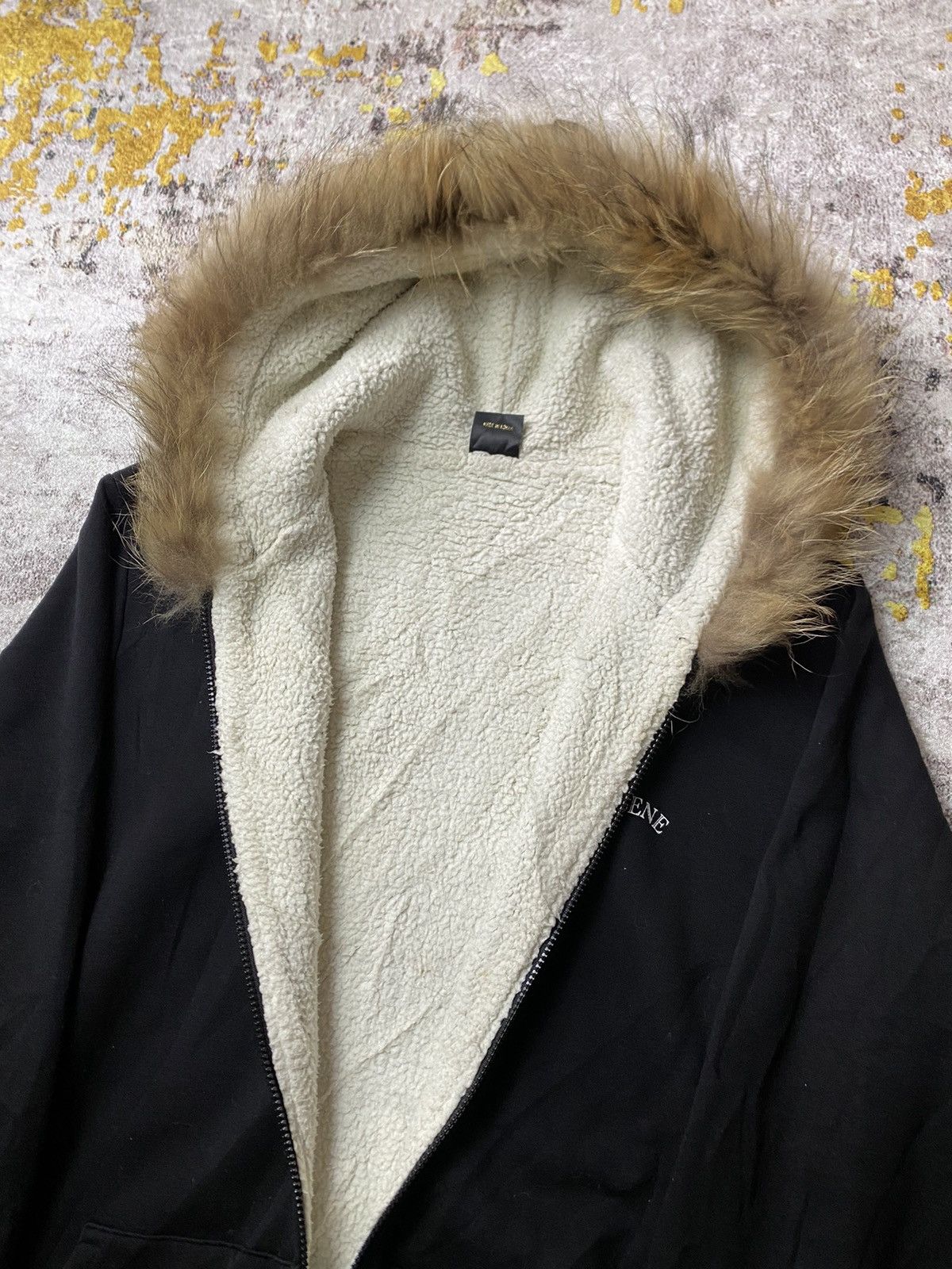 If Six Was Nine × Japanese Brand × Le Grande Bleu (L.G.B.) Japanes Dasoul sherpa fur hoodie ifsix lgb style Size US XL / EU 56 / 4 - 5 Thumbnail
