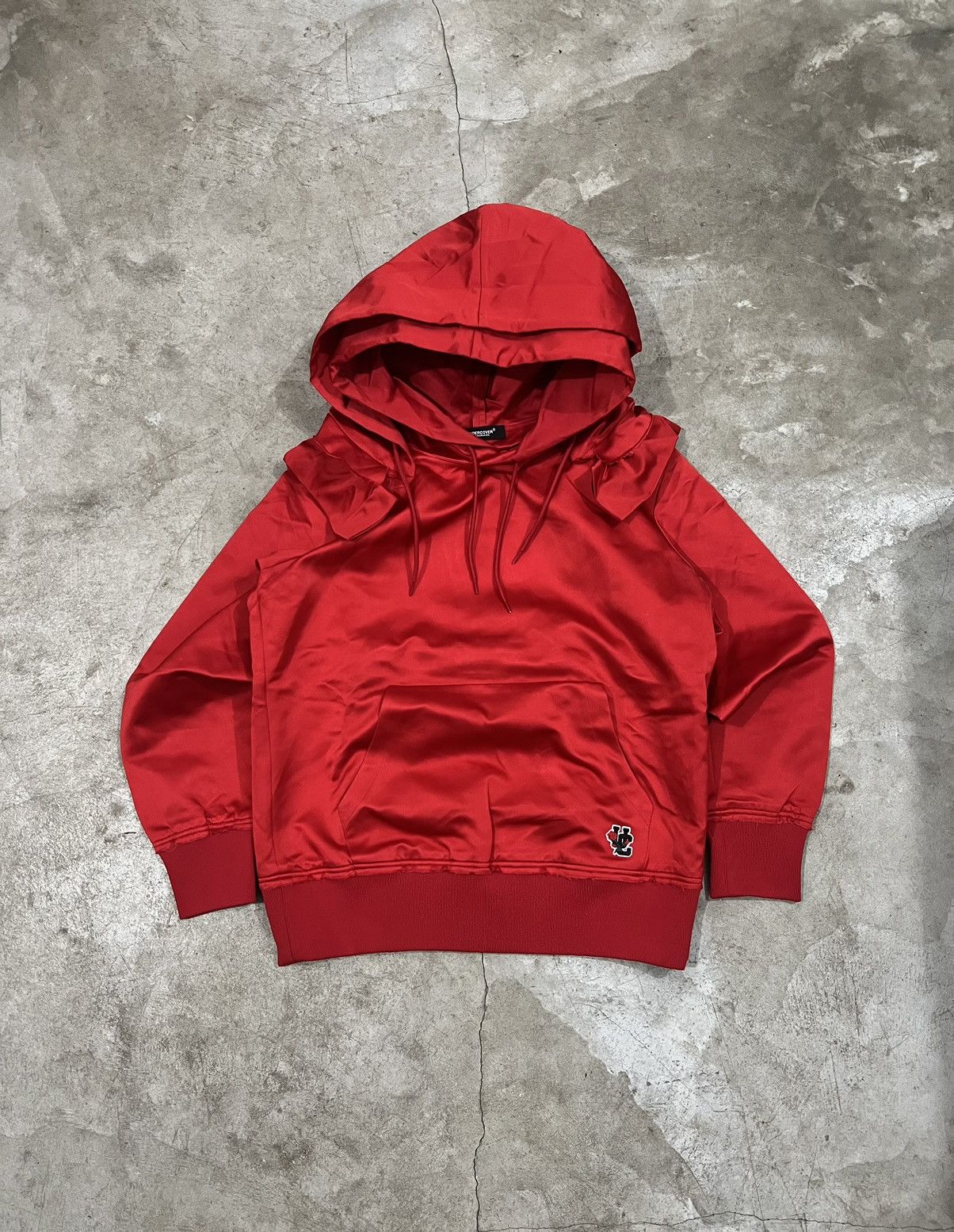 Japanese Brand × Undercover Undercover Double Hood Back Pocket Pull Over Silk Hoodie Size US M / EU 48-50 / 2 - 3 Thumbnail