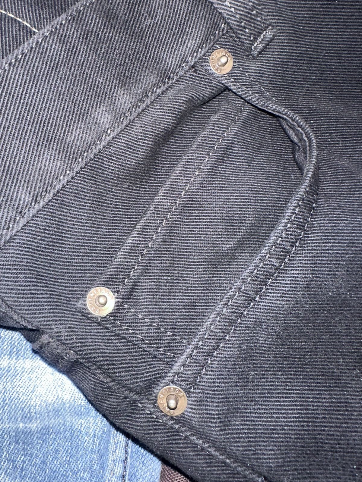 Balenciaga Balenciaga Unisex Flared Jeans - Black Soft Italian Denim Size US 32 / EU 48 - 3 Thumbnail