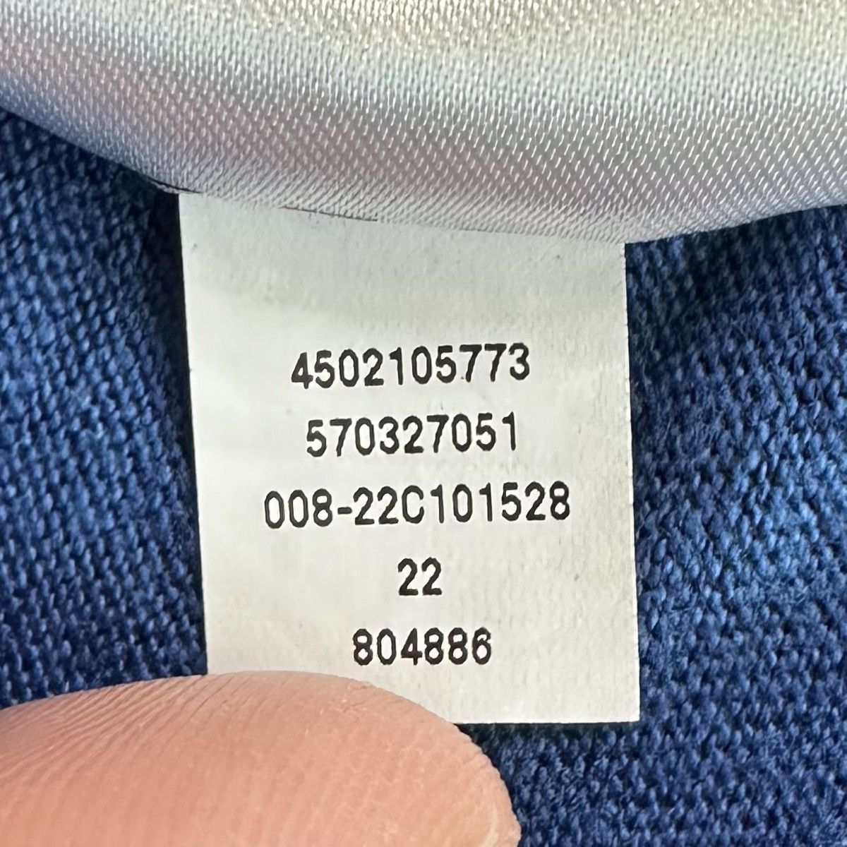 Chicos Chico’s 100% Linen Blue Stretch Henley Tee Size L / US 10 / IT 46 - 10 Thumbnail