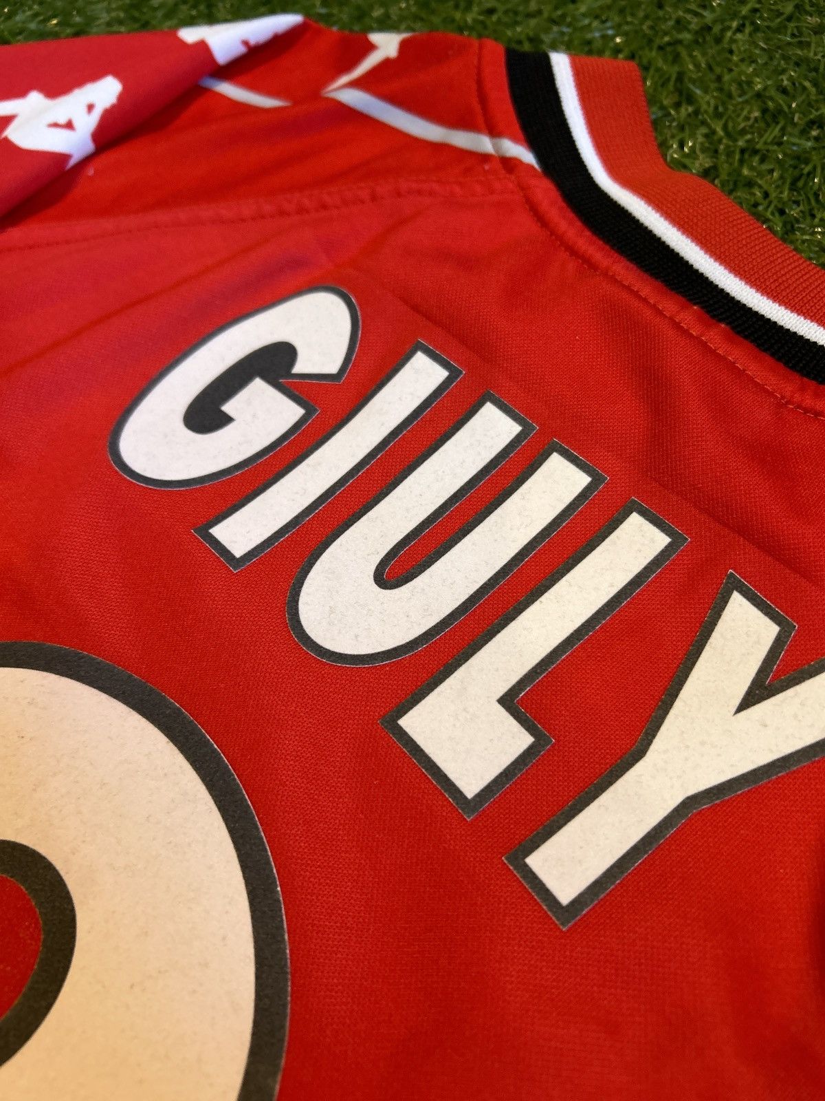 Kappa 99/00 AS Monaco Giuly Home Shirt Size US XL / EU 56 / 4 - 6 Thumbnail