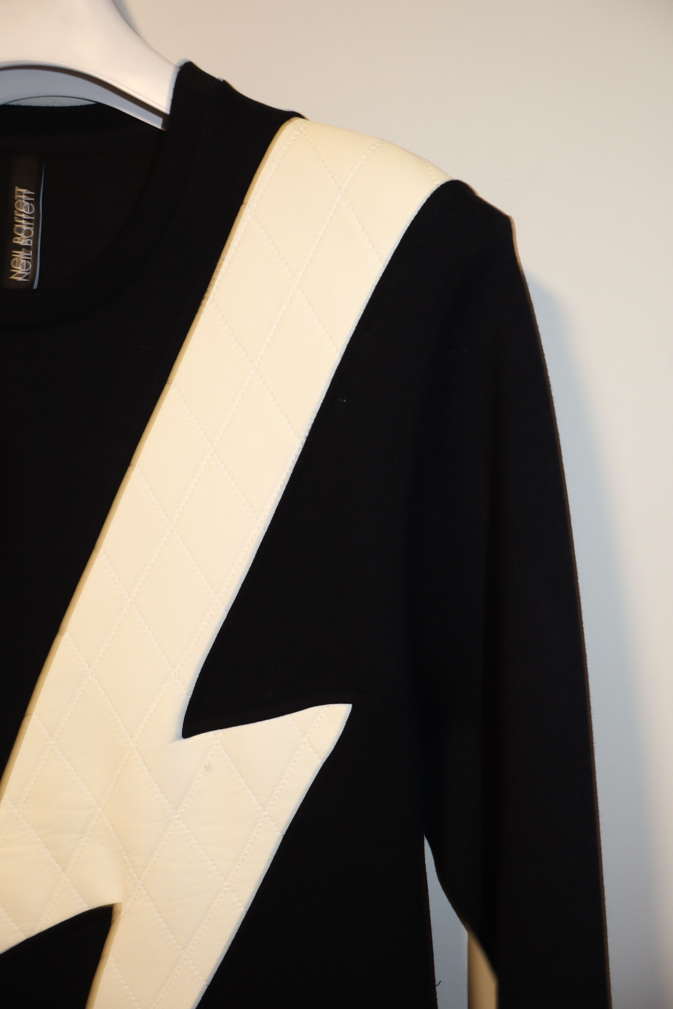 Neil Barrett Leather bolt insert sweatshirt Size US XS / EU 42 / 0 - 2 Thumbnail