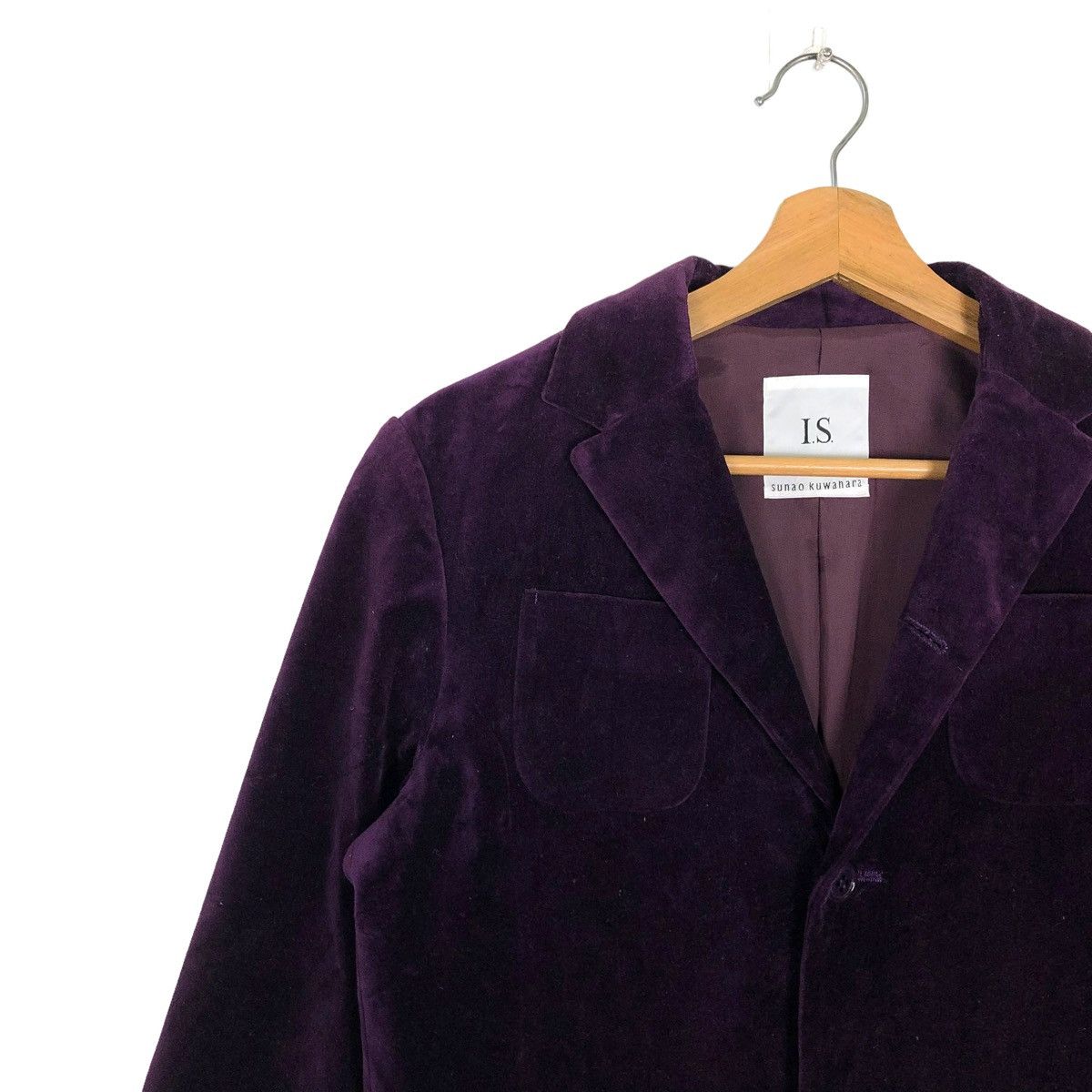Issey Miyake 🔥VELVET DOUBLE BREAST COATS JACKET IS SUNOA KUWAHARA JAPAN Size US M / EU 48-50 / 2 - 7 Thumbnail