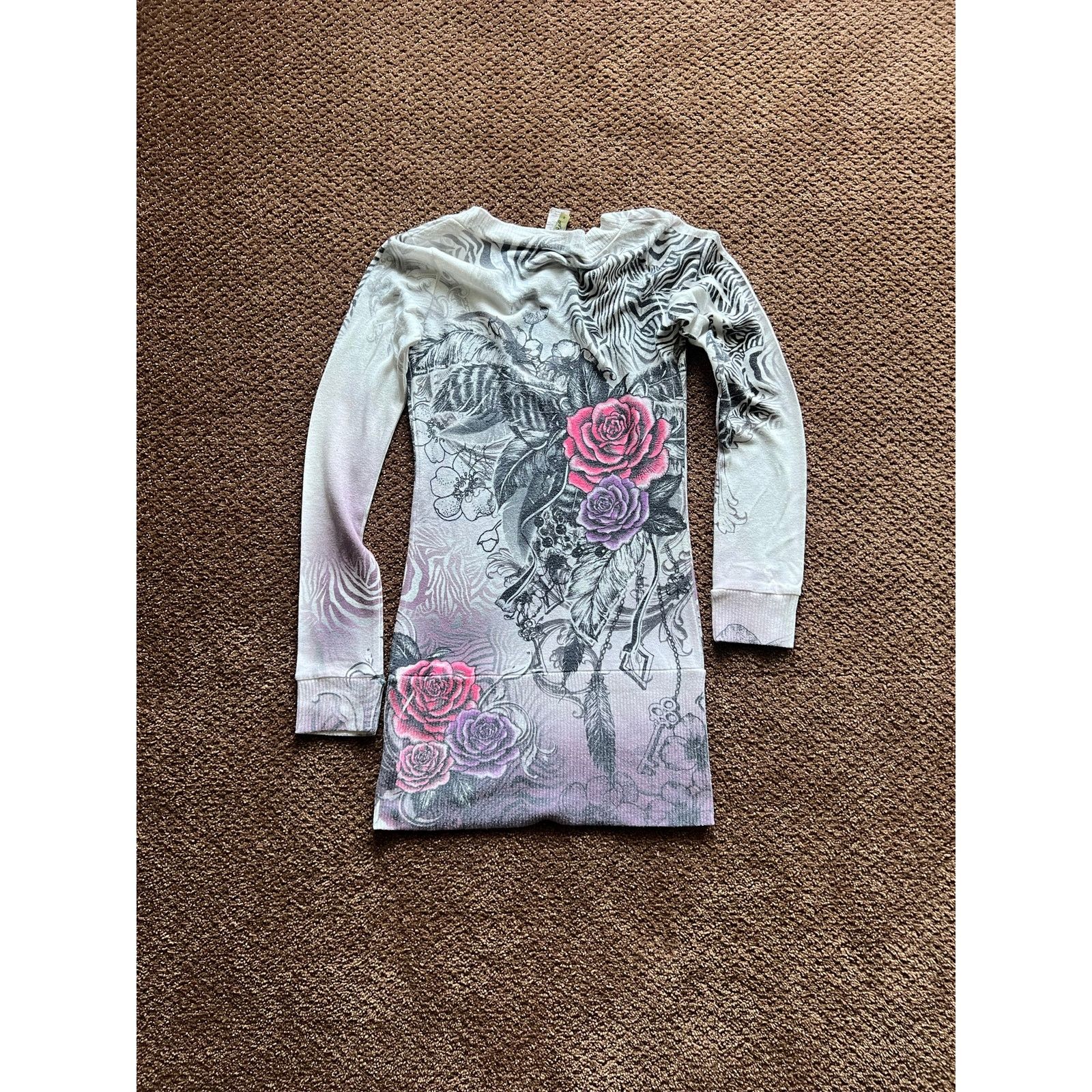 Bebe Vintage Women’s Y2k Long sleeve T-shirt Size S / US 4 / IT 40 - 2 Thumbnail
