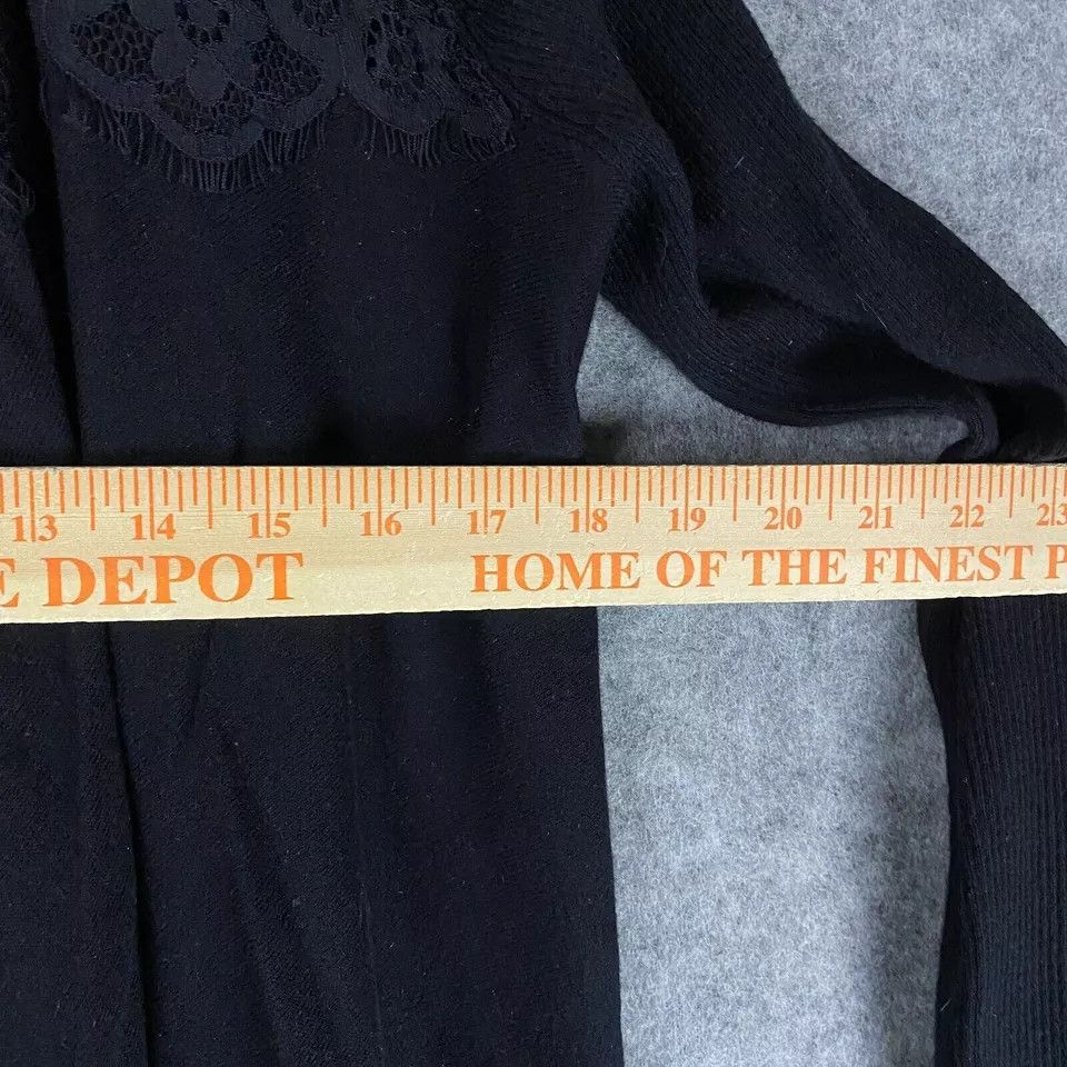 Other Daisy Fuentes Cardigan Small Women's Cotton Blend Black S Size S / US 4 / IT 40 - 5 Thumbnail