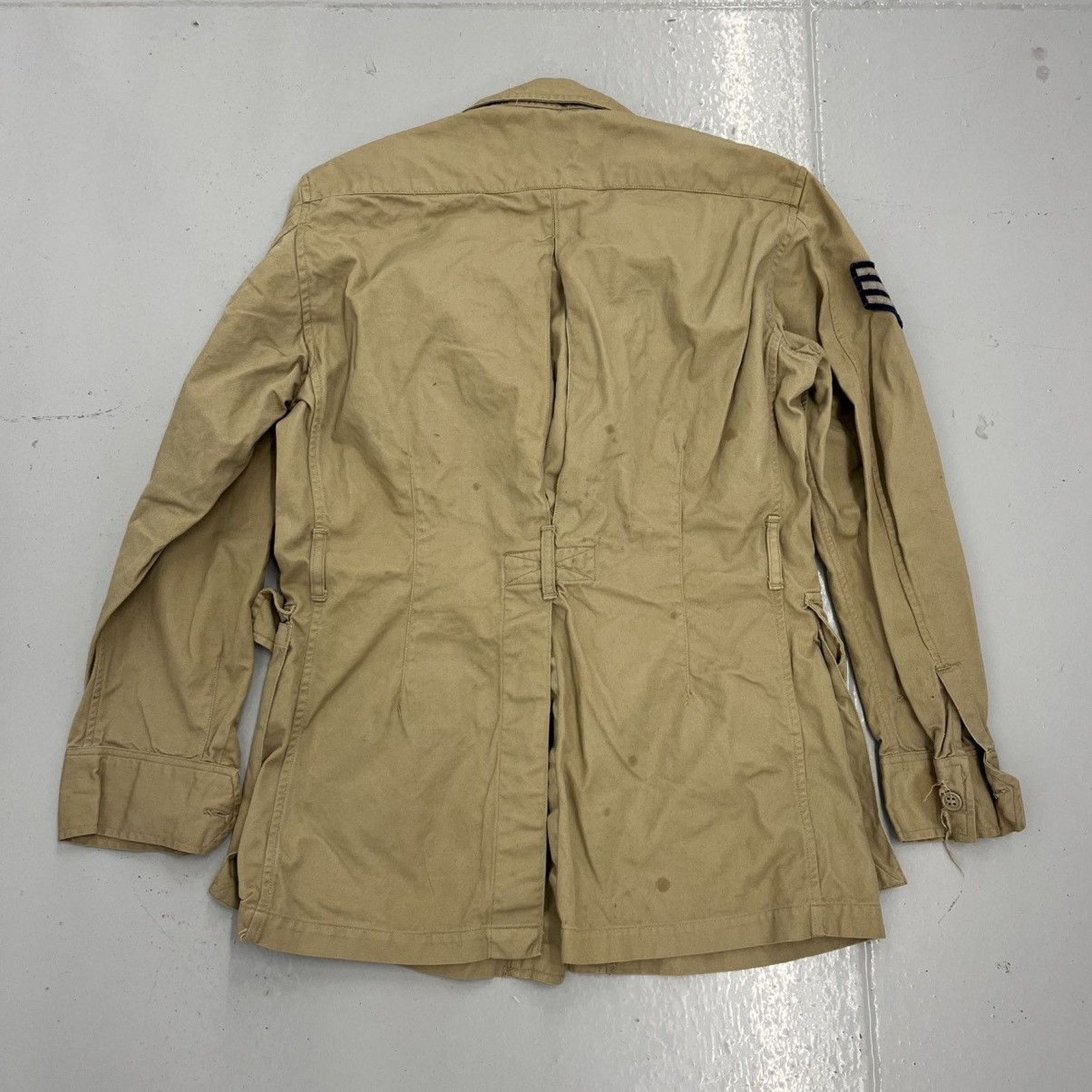 Other Vintage 50s USAF Beige Military Tropical Bush Jacket 36S Size US S / EU 44-46 / 1 - 3 Thumbnail