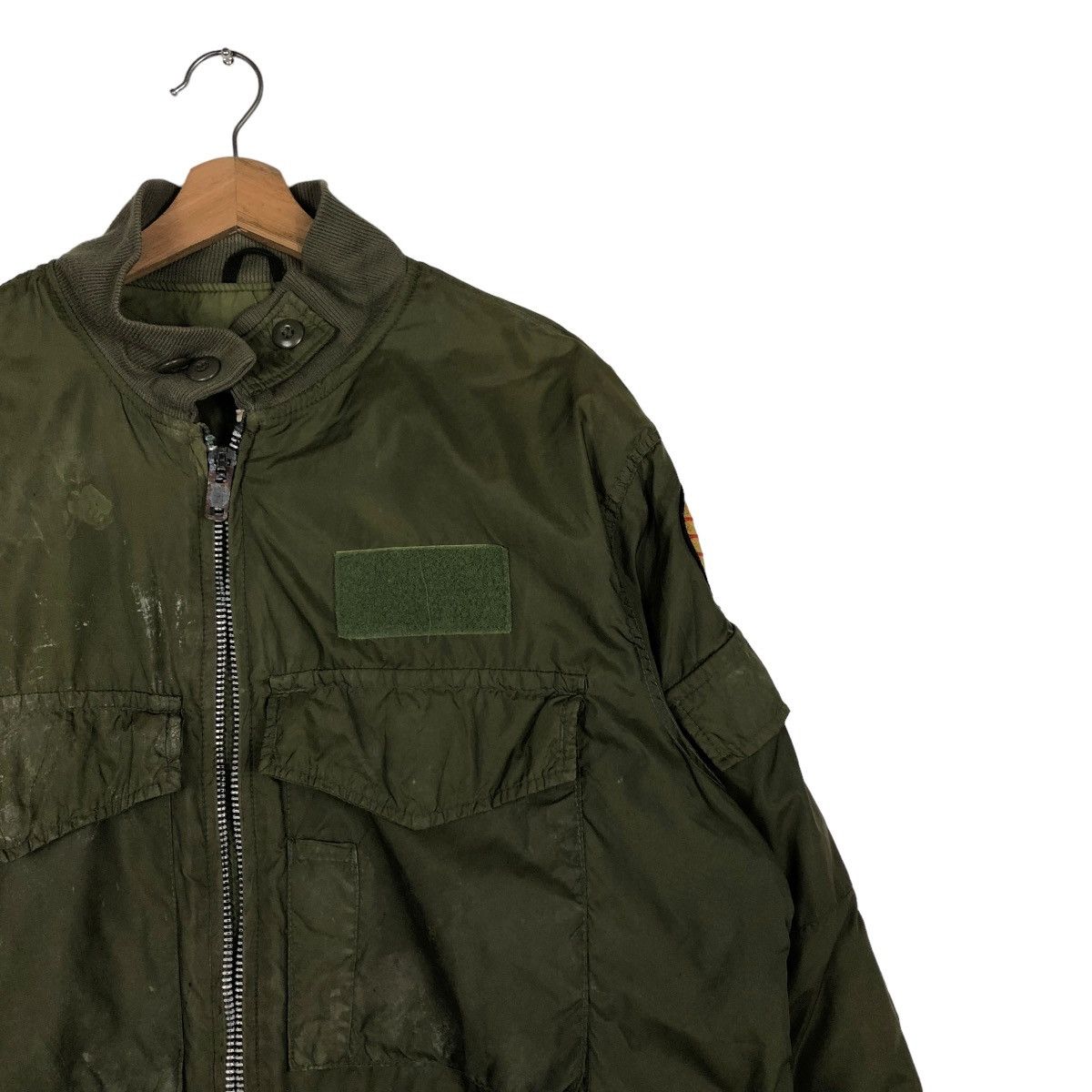 Vintage 🔥VINTAGE 60’s FLY BOMBER JACKET MILITARY MADE IN USA Size US L / EU 52-54 / 3 - 8 Thumbnail