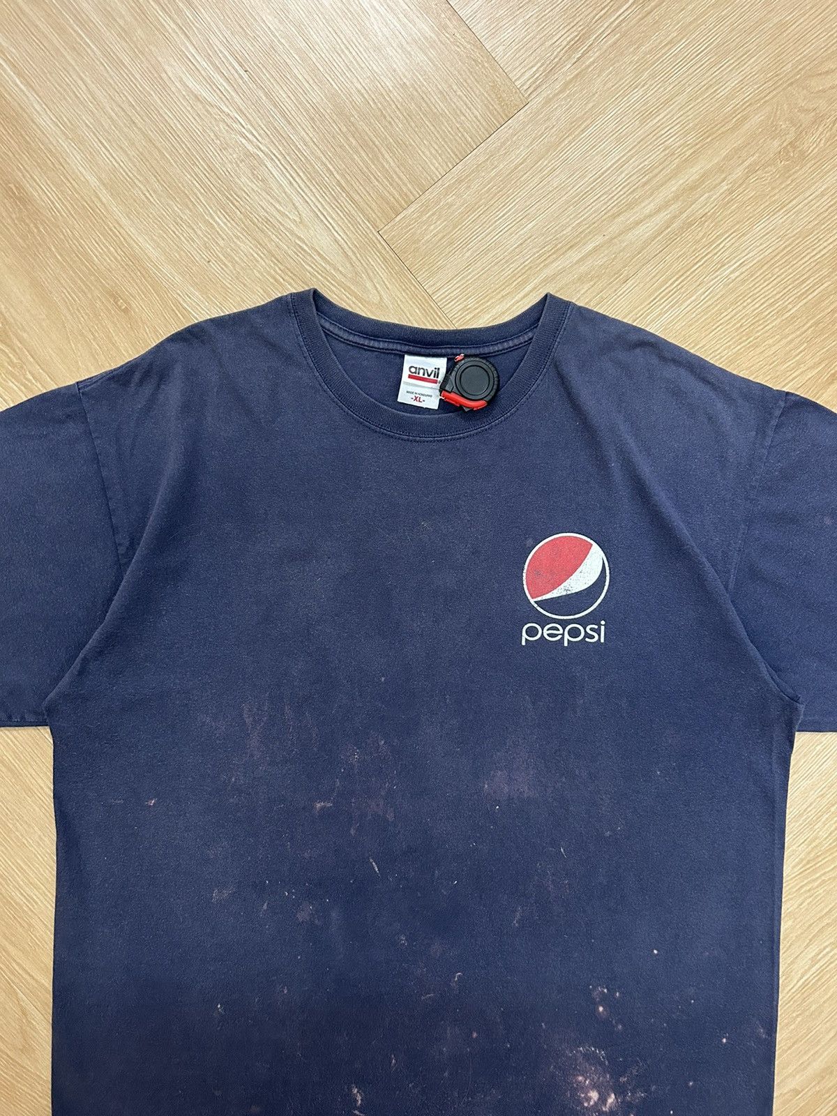 Anvil × Pepsi × Vintage Vintage Sunfaded Pepsi Size US L / EU 52-54 / 3 - 3 Thumbnail