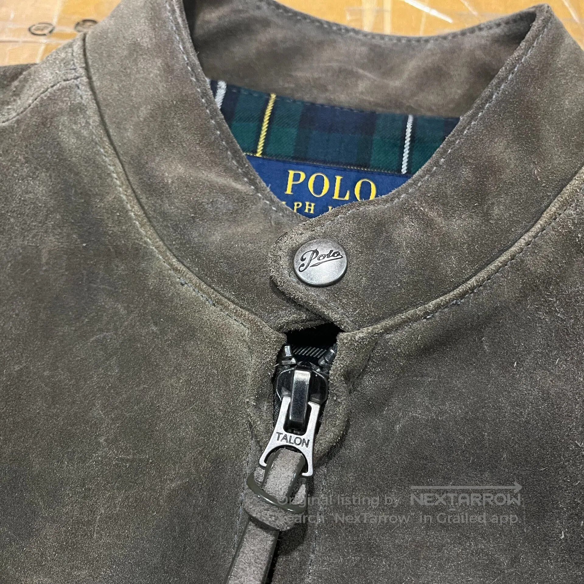 RRL Ralph Lauren vintage ralph lauren brown leather jacket. Size US XS / EU 42 / 0 - 5 Thumbnail