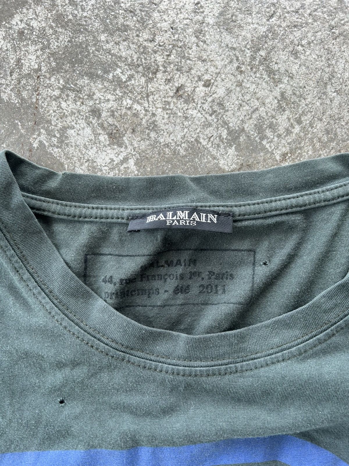 Balmain Balmain Homme SS11 Tiger T Shirt Decarnin Size US S / EU 44-46 / 1 - 3 Thumbnail