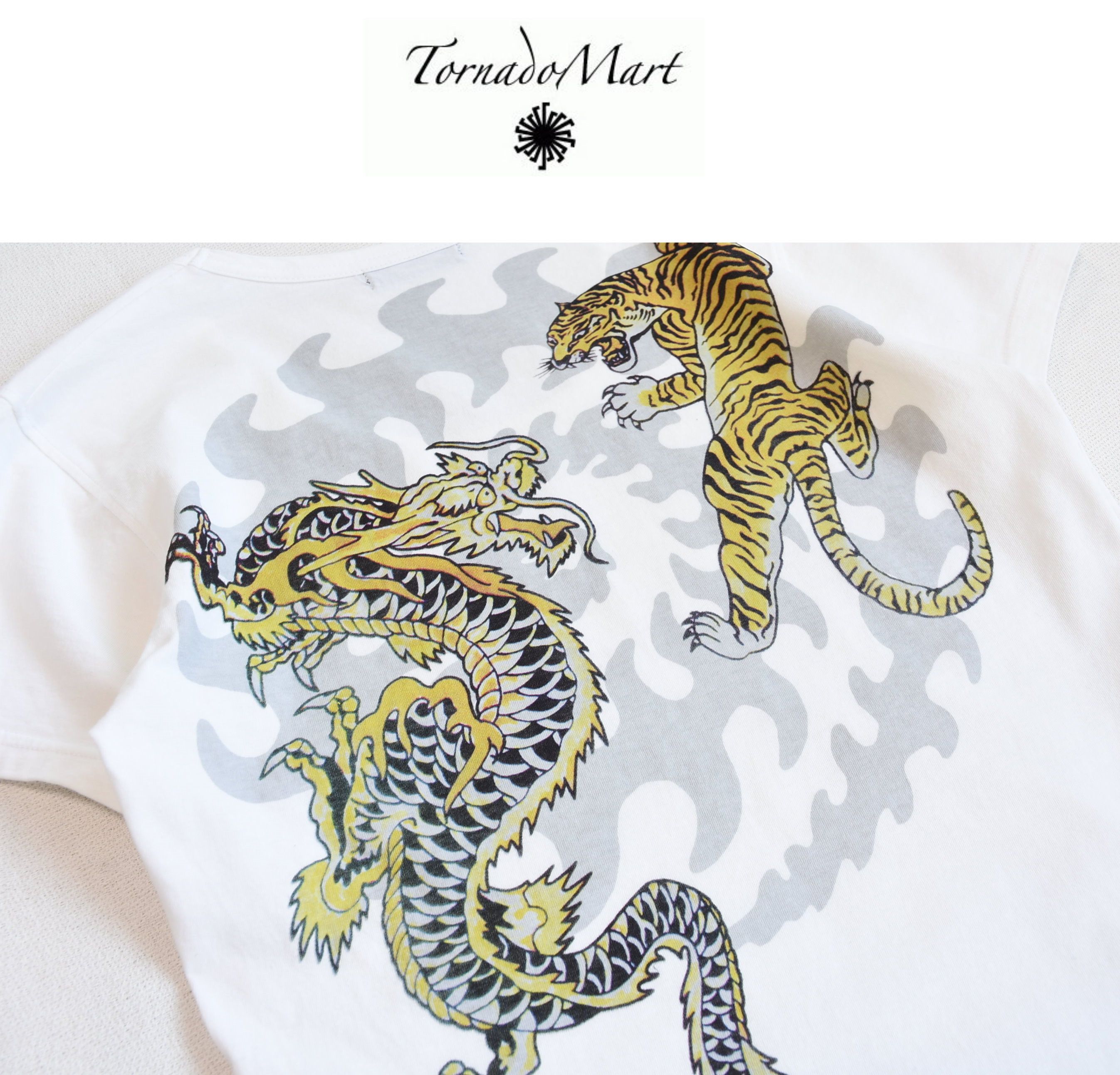 Tornado Mart TORNADO MART Dragon & Tiger Graphic Tee Y2K Japan Size US S / EU 44-46 / 1 - 1 Thumbnail