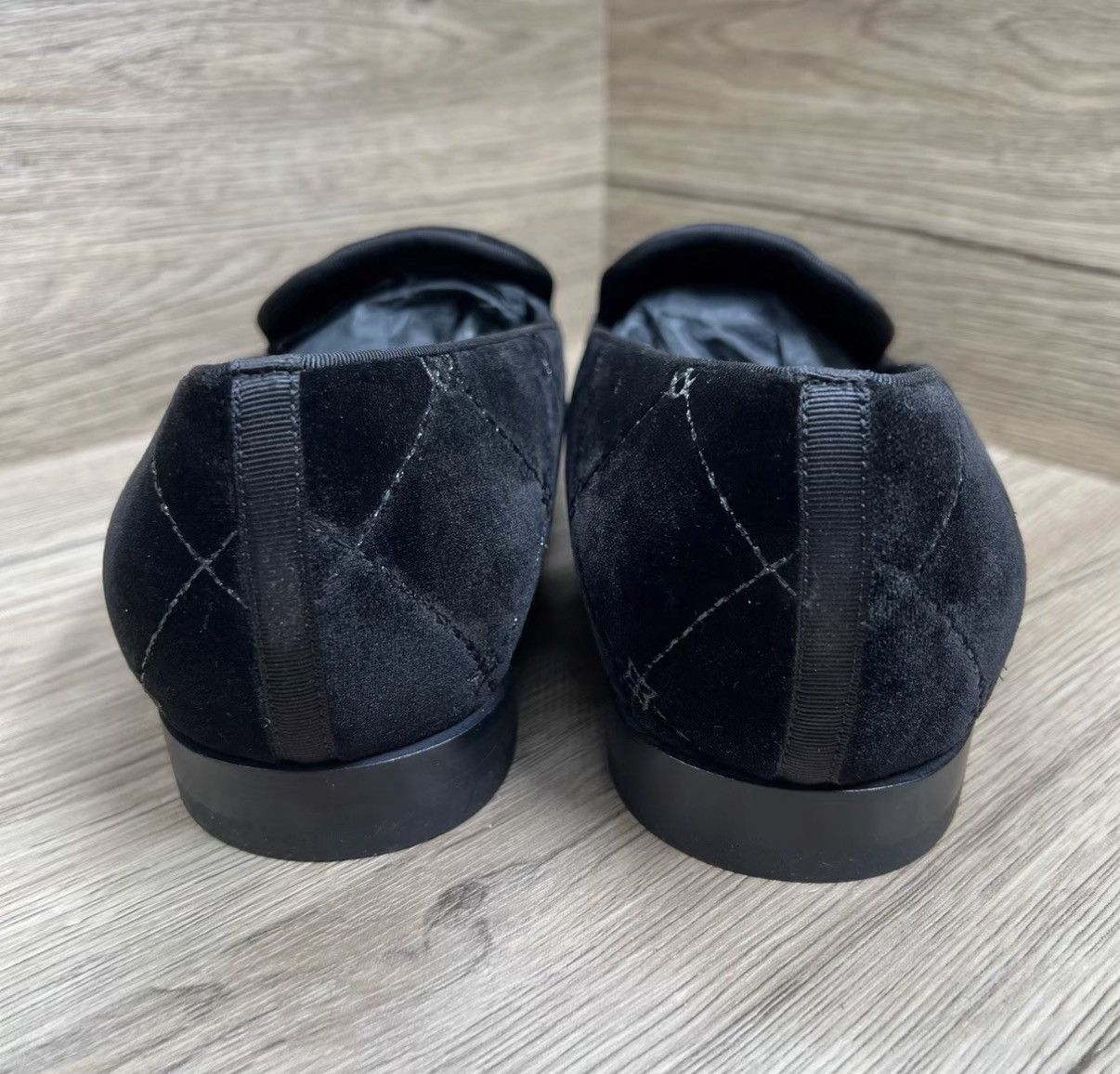 Louis Vuitton Louis Vuitton Auteuil Black Monogram Logo Loafers J41 Size US 8.5 / EU 41-42 - 4 Thumbnail