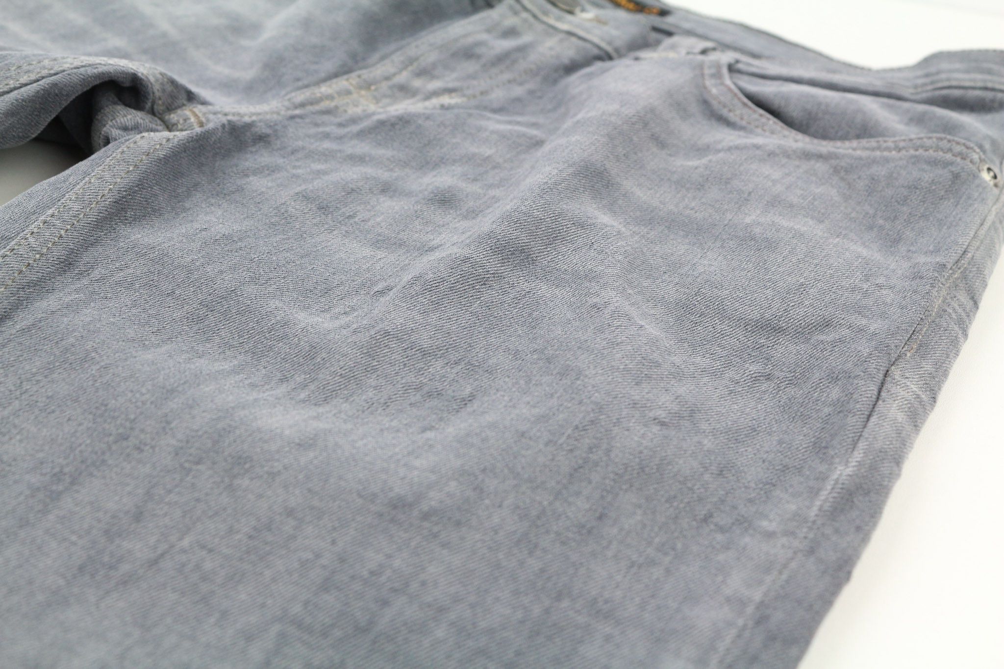 Nudie Jeans TIGHT LONG JOHN W31/L34 Organic Charcoal Denim Jeans 80677 Size US 31 - 8 Thumbnail