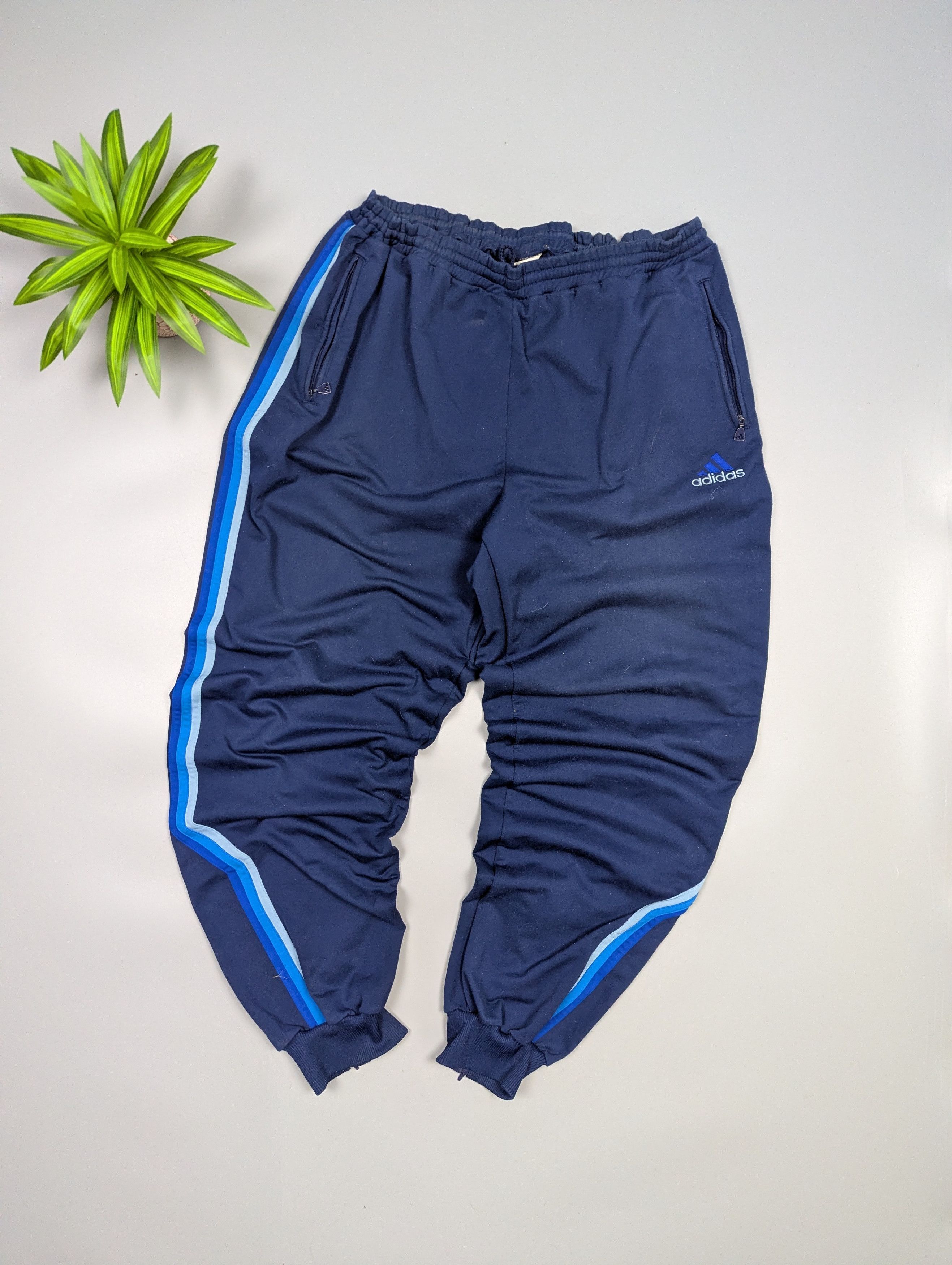 Adidas Adidas Vintage 80s 90s Men’s Navy Blue Tracksuit Size US XXL / EU 58 / 5 - 12 Thumbnail
