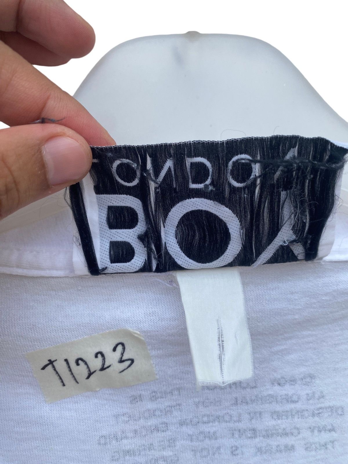 Vintage Distressed Boy London Spellout Tees
