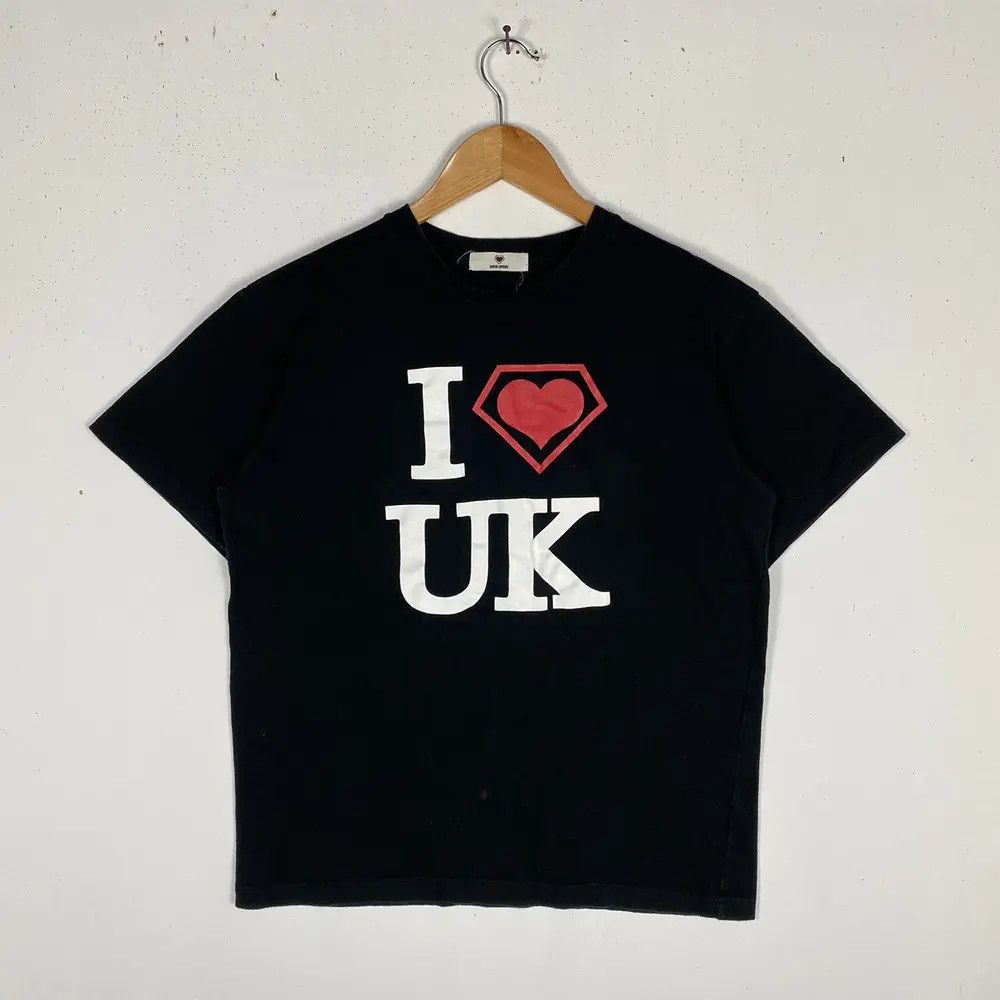 Japanese Brand Vintage SUPER LOVERS I LOVE UK TOKYO Streetwear Punk Tee Size US M / EU 48-50 / 2 - 2 Thumbnail