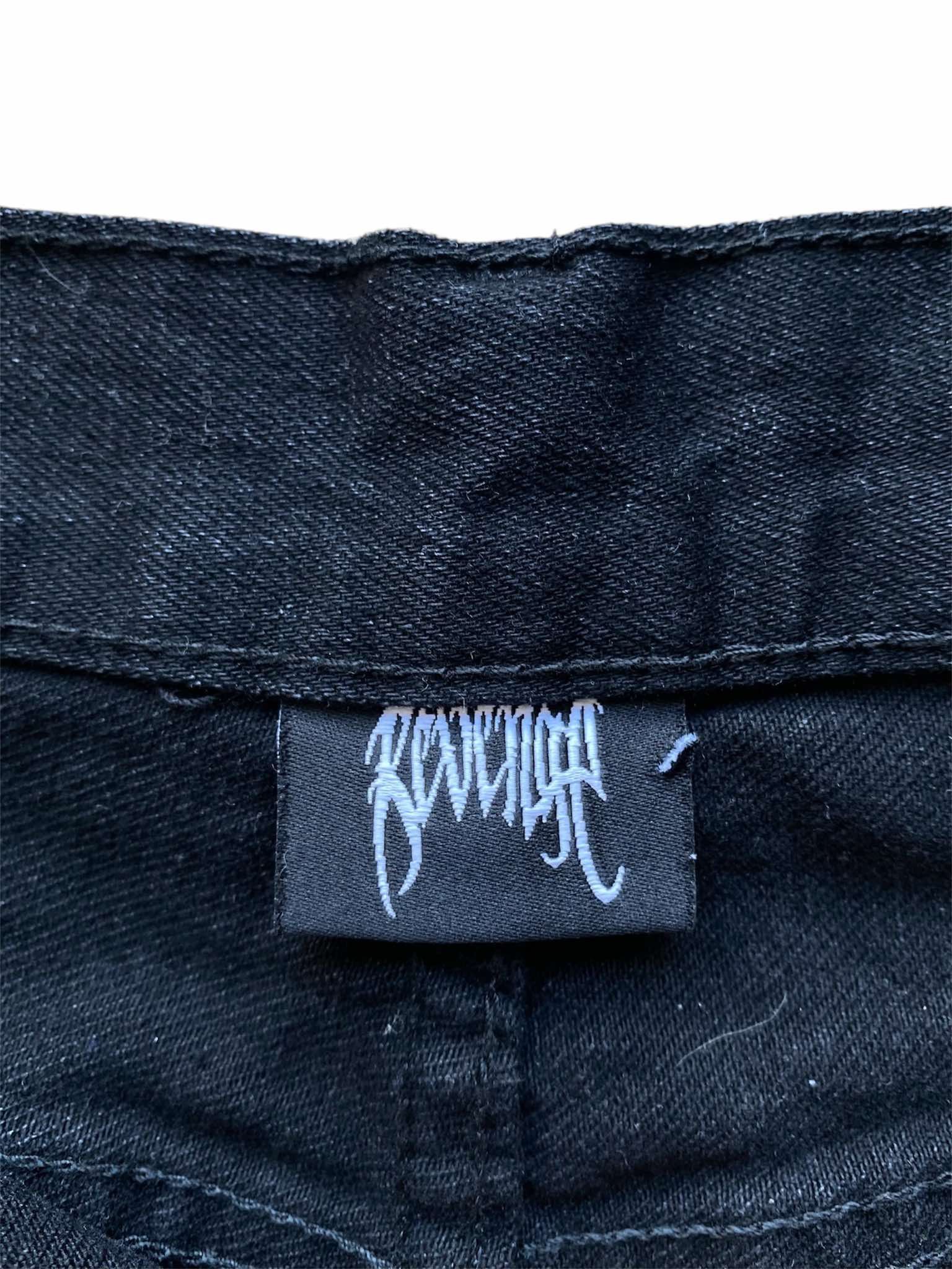 Revenge Revenge Embroidered Denim Black Arch Logo Jeans XXXTENTACION Size US 32 / EU 48 - 6 Thumbnail