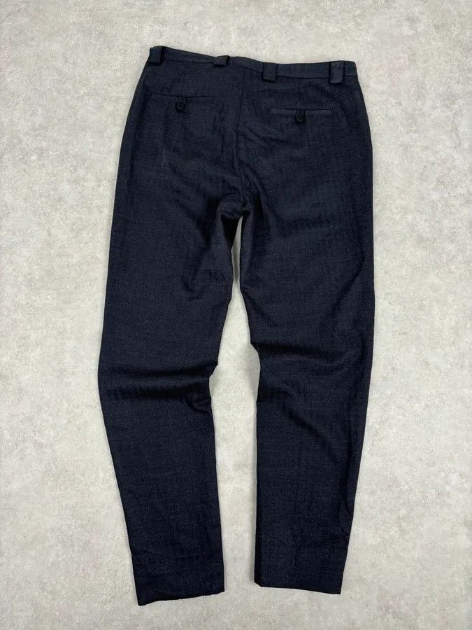 Maison Margiela Maison Margiela Black Wool Minimalist Pants Size US 32 / EU 48 - 6 Thumbnail