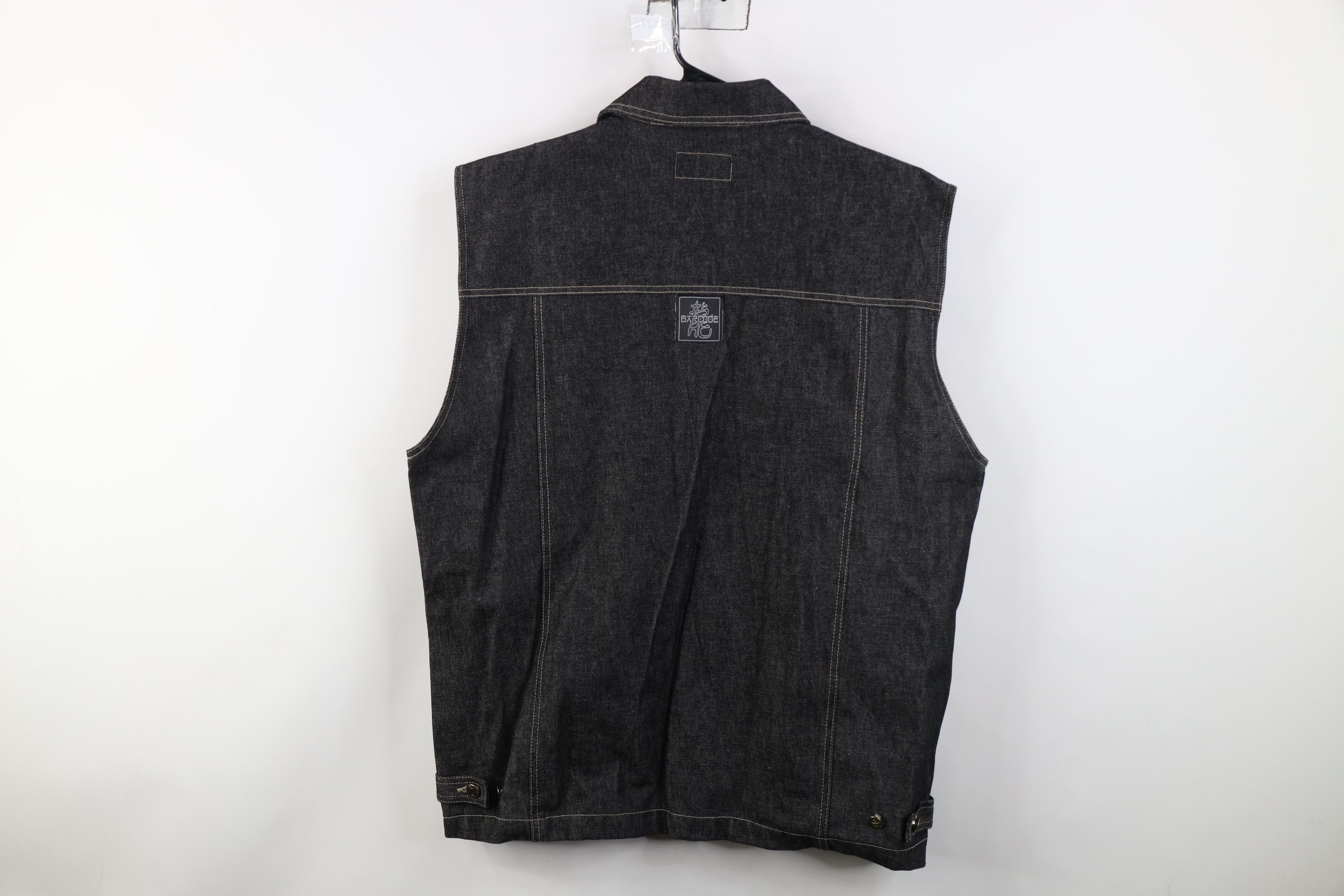 Vintage Vintage 90s Y2K Streetwear Sleeveless Denim Jean Vest Jacket Size US XL / EU 56 / 4 - 13 Thumbnail