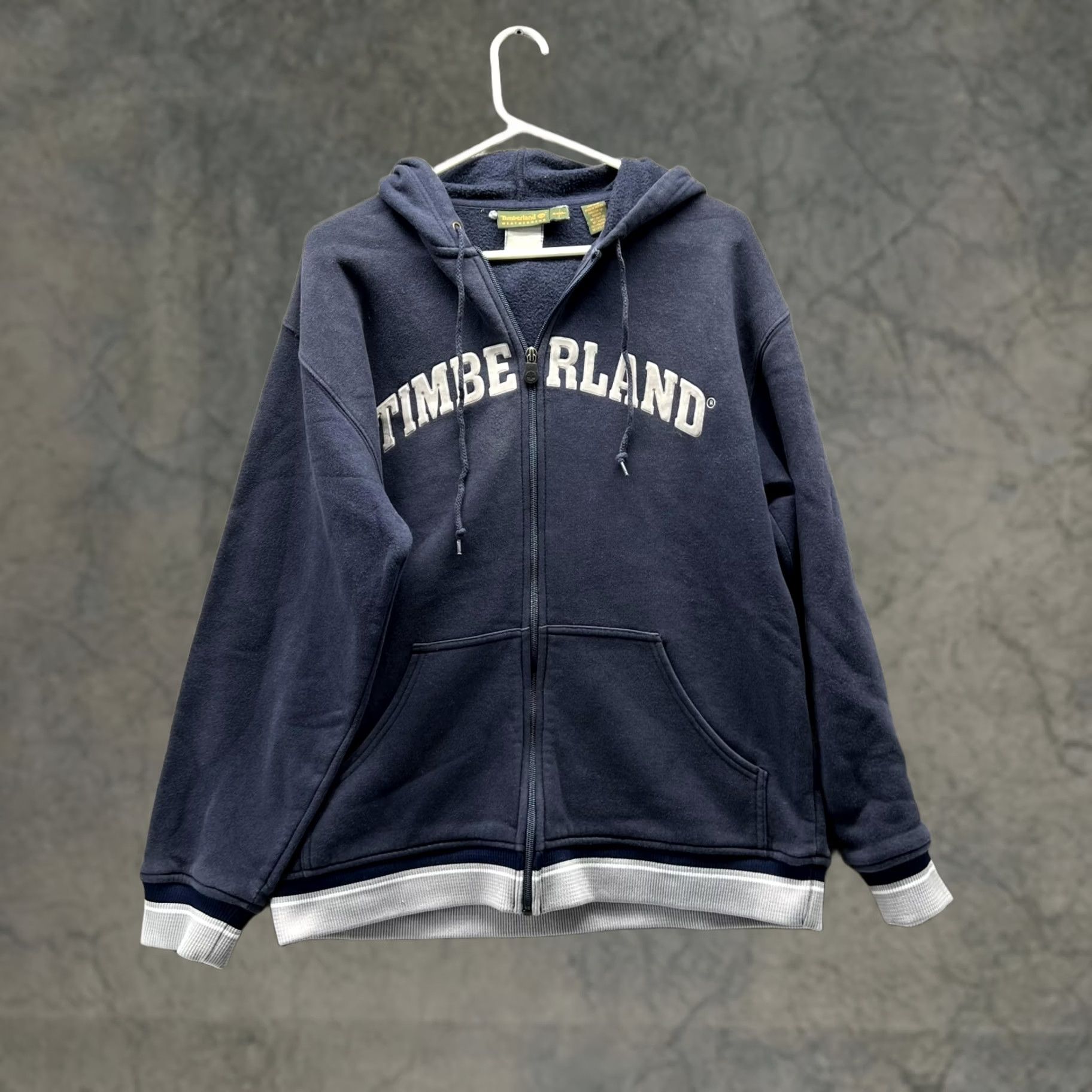 Timberland VINTAGE Timberland Sweater Men Small Blue Full Zip Hoodie Jacket Weathergear Embroidered Logo Size US S / EU 44-46 / 1 - 1 Thumbnail