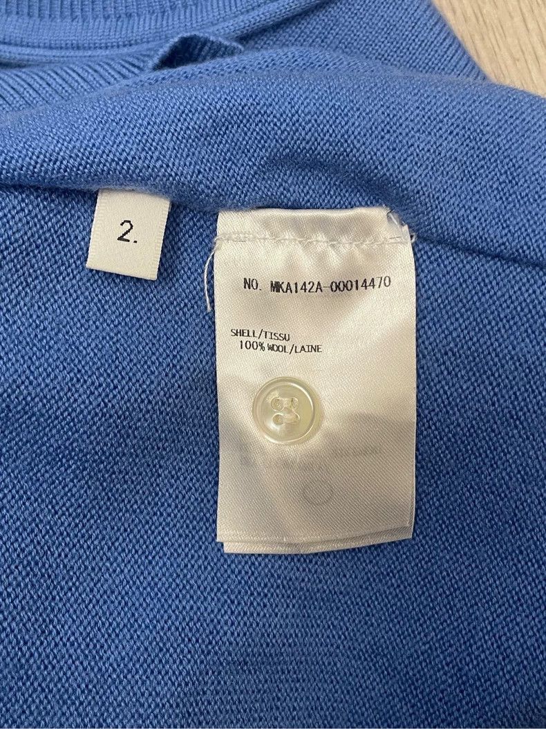 Thom Browne Thom Browne size2 Sea blue pocket knit wool sweater Size US M / EU 48-50 / 2 - 7 Thumbnail