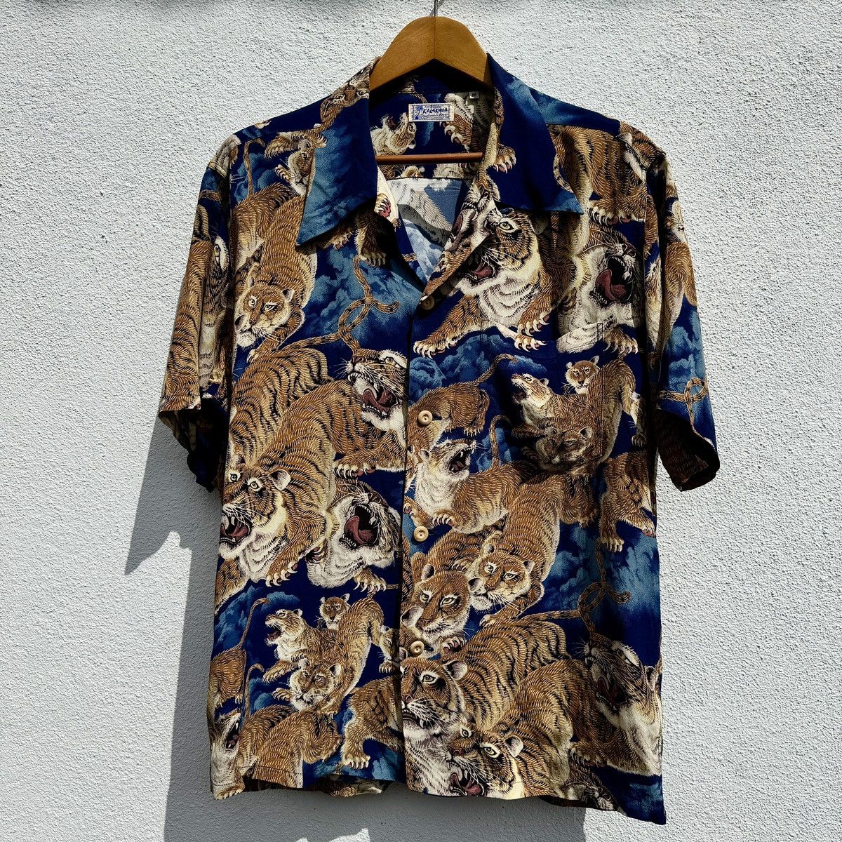 Other RARE! Toyo Ent. Sun Surf 'One Hundred Tigers' Collar Shirt Size US M / EU 48-50 / 2 - 2 Thumbnail