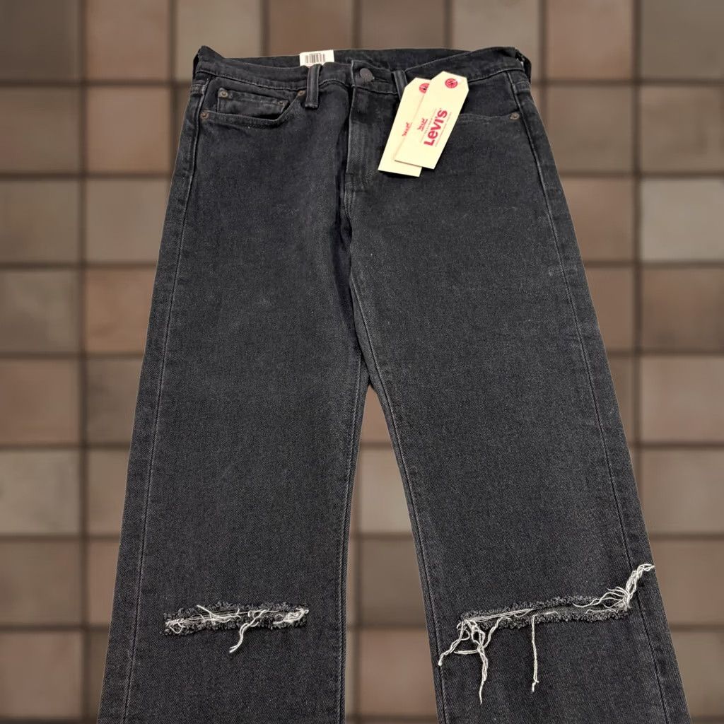 Levi's Levi's Jeans Mens 29x32 Black 510 Skinny Distressed Denim NEW Size US 29 - 1 Thumbnail