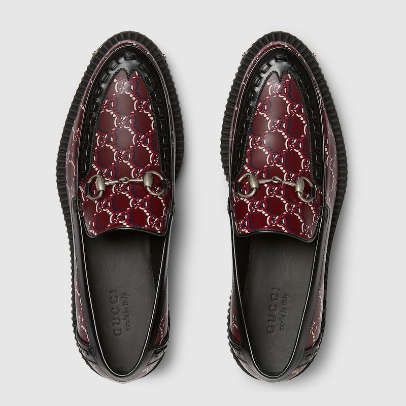 Gucci o1loc1c0226 Men's Gucci Horsebit Creeper Loafers GG Shadow Size US 5.5 / EU 38 - 5 Thumbnail