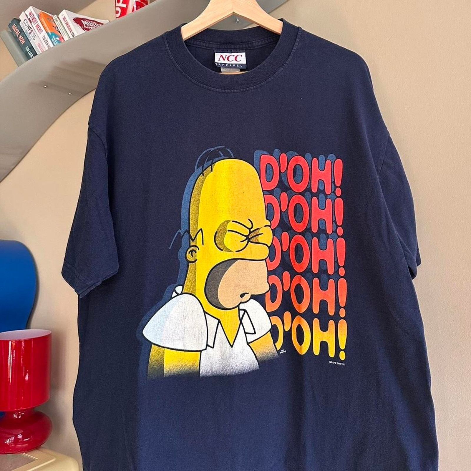 The Simpsons × Vintage Vintage 1999 Homer Simpson Shirt Size US XL / EU 56 / 4 - 2 Thumbnail