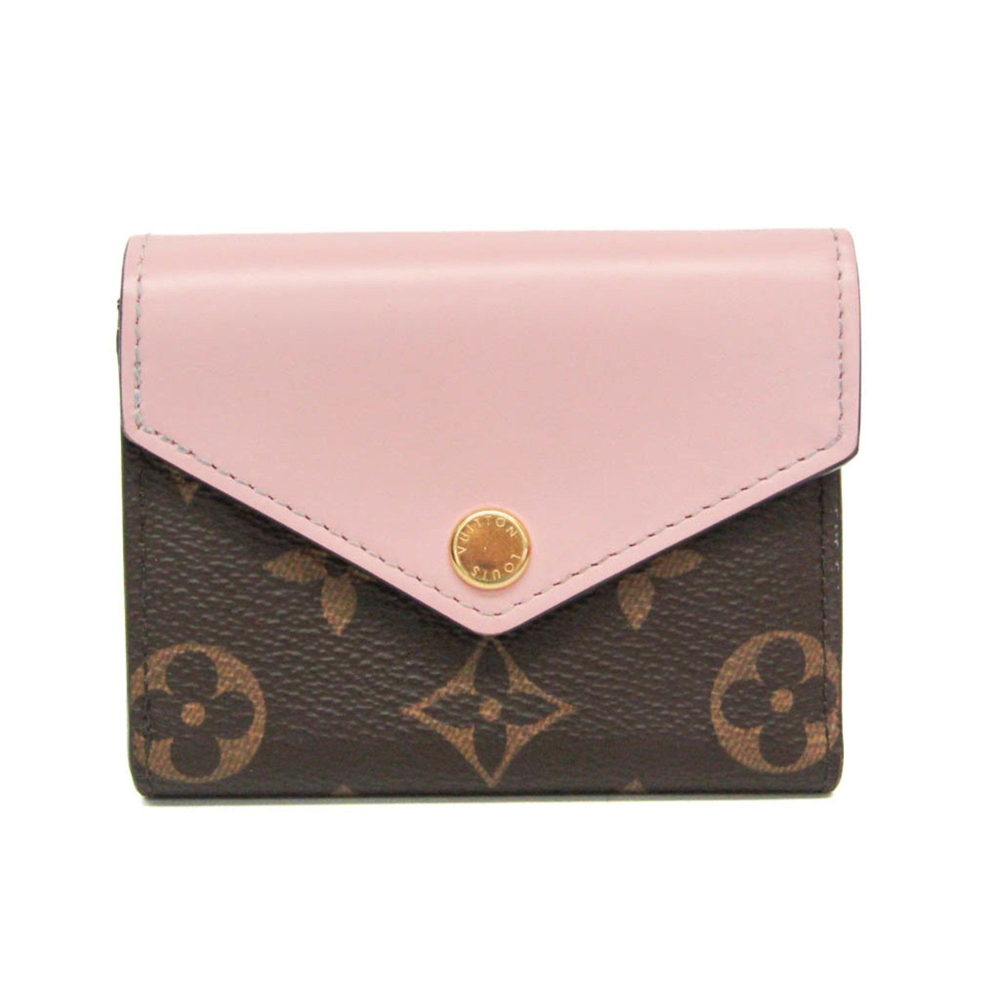Louis Vuitton Louis Vuitton Monogram Zoe Wallet M62933 Women's Monogram Wallet (tri-fold) Monogram,Rose Ballerine Size ONE SIZE - 1 Thumbnail