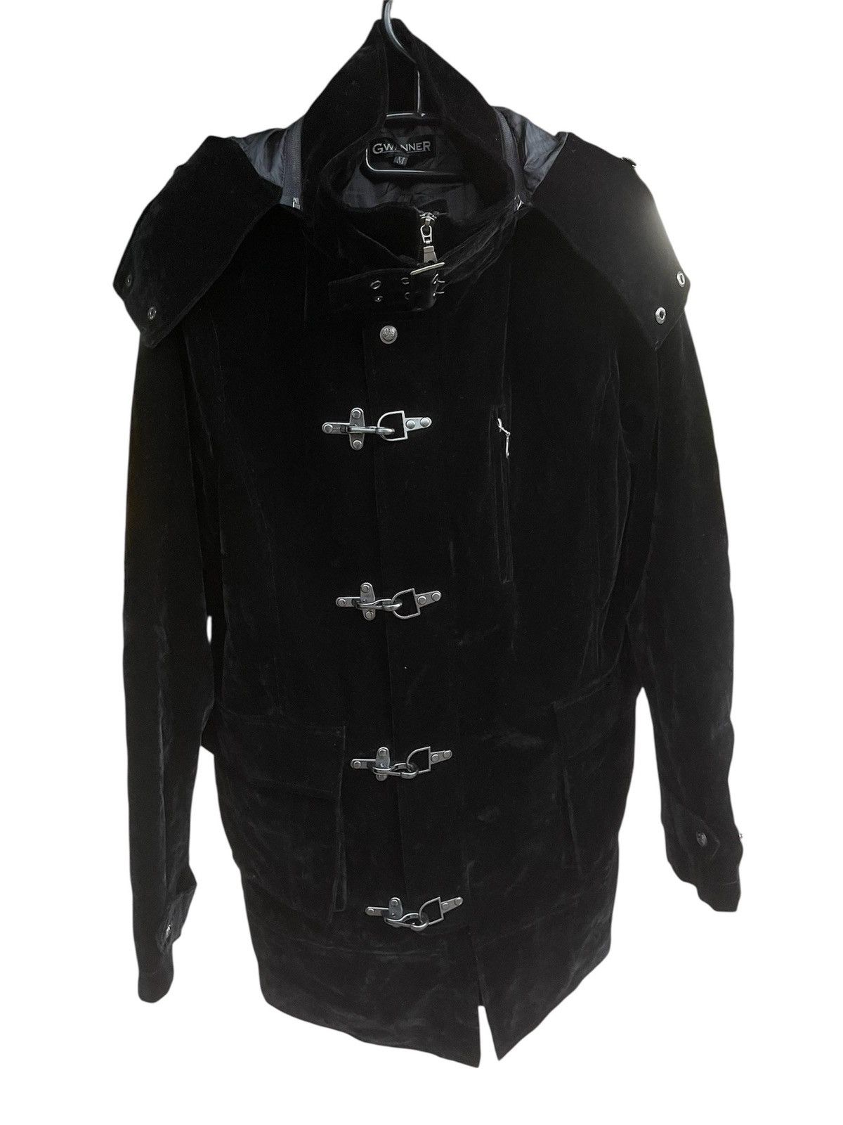 Japanese Brand 2000s GWANNER Fireman Ifsixwasnine Style Velvet Jacket Size US M / EU 48-50 / 2 - 1 Thumbnail
