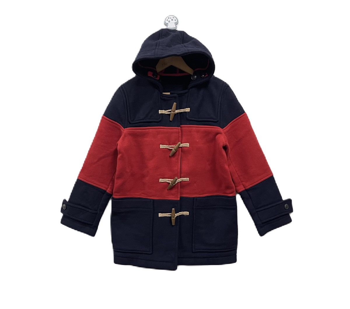 Tommy Hilfiger Multicolor Wool Duffle Coat