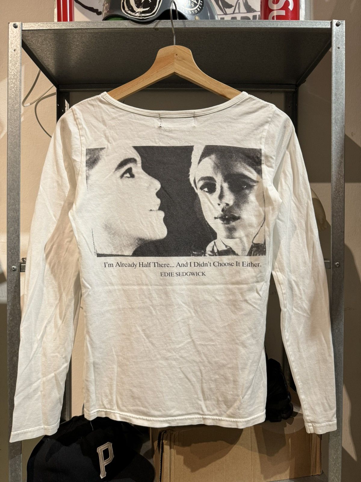 Andy Warhol × Hysteric Glamour Hysteric Glamour X Andy Warhol 2008 Edie SedgWick Longsleeve Size XS / US 0-2 / IT 36-38 - 3 Thumbnail
