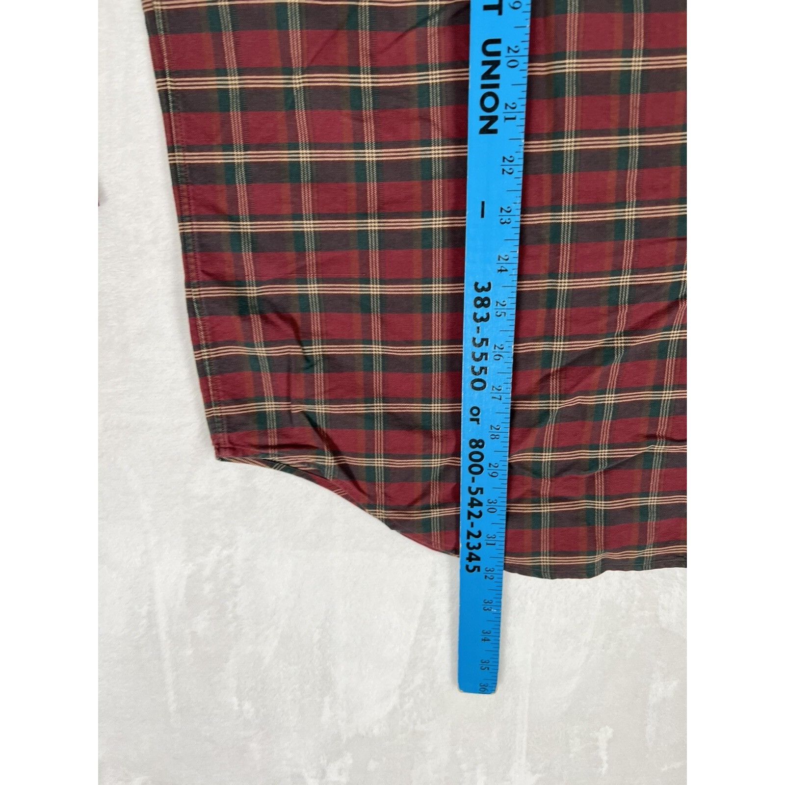 Polo Ralph Lauren Ralph Lauren Button Up Plaid Long Sleeve Shirt Red Green Tan Size US XXL / EU 58 / 5 - 8 Thumbnail