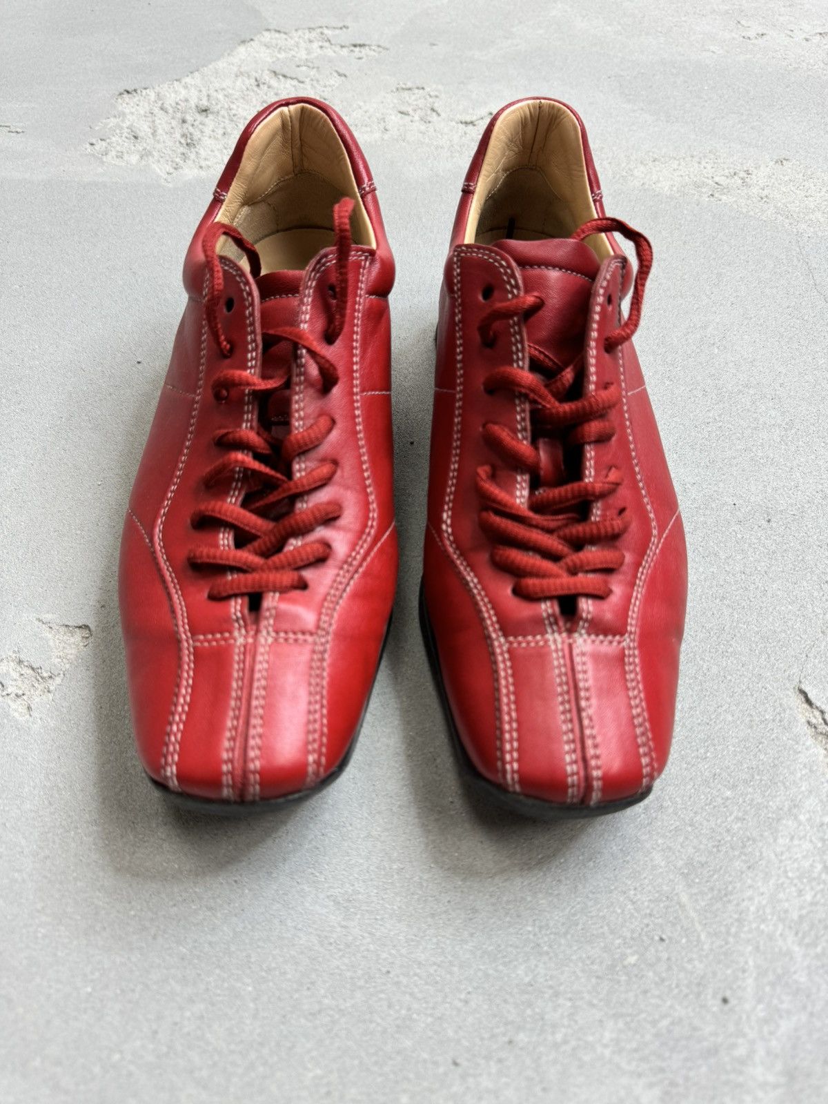 Prada Vintage Prada Sport Leather Sneakers Size US 7 / IT 37 - 4 Thumbnail