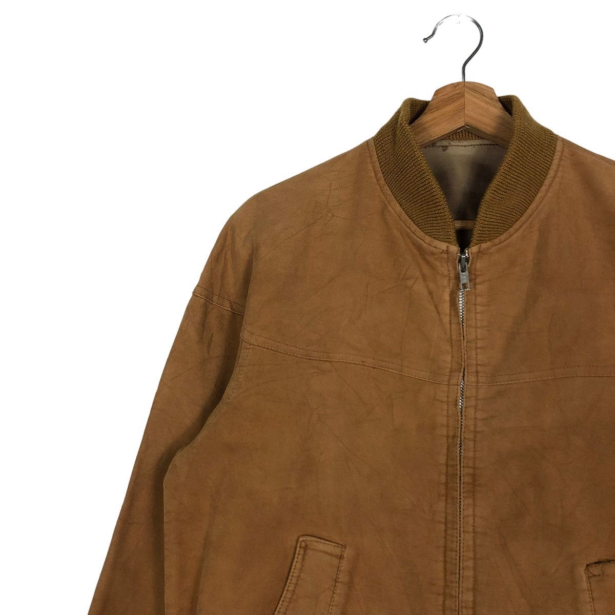 Japanese Brand 🔥VINTAGE BOMBER JACKET FLY CRESE JAPAN ISSEY MIYAKE Size US M / EU 48-50 / 2 - 5 Thumbnail