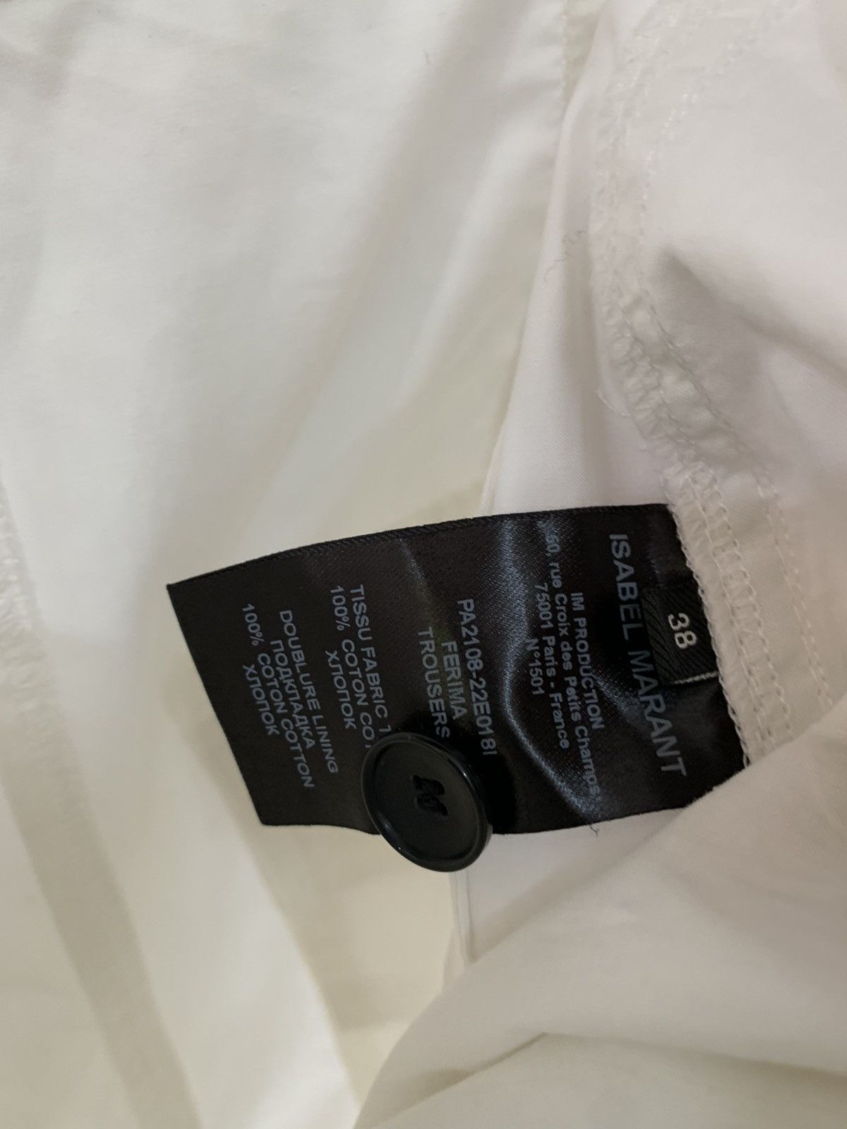 Isabel Marant Isabel Marant Ferima Pleated Cotton Tapered Pants Size 30" / US 8 / IT 44 - 9 Thumbnail