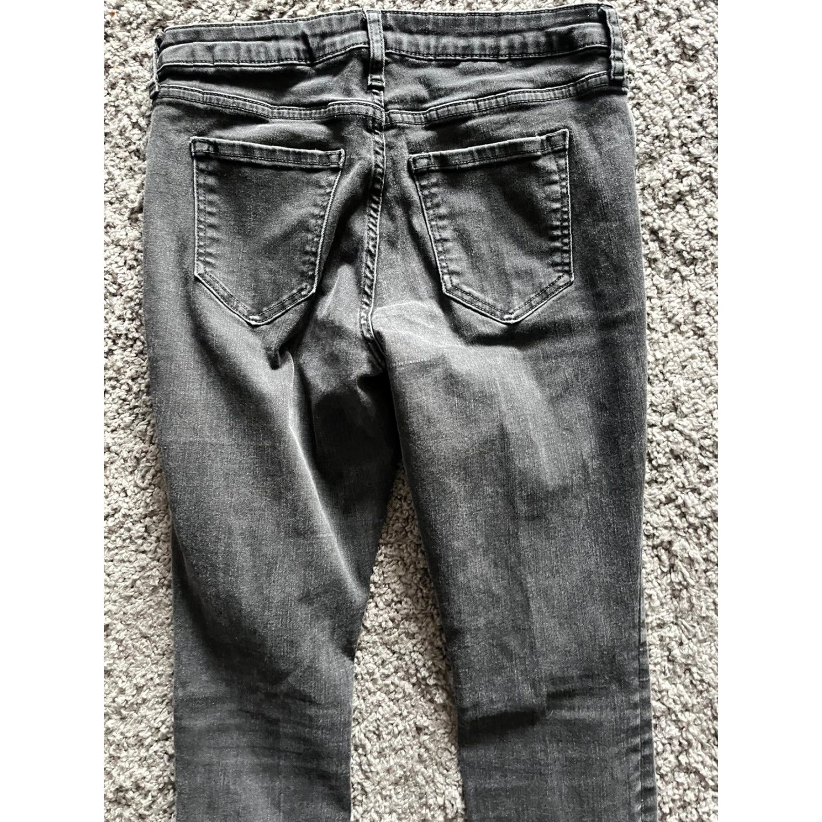 Gap Gap Jeans 8/28 High Rise Legging Black Solid Pattern Womens Size 30" / US 8 / IT 44 - 4 Thumbnail