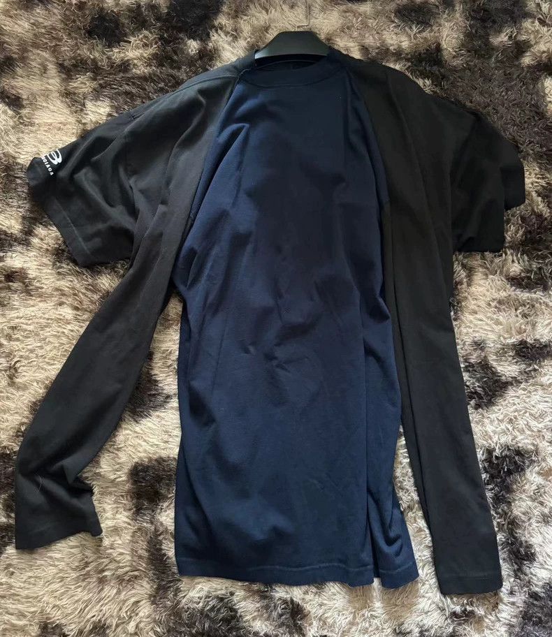 Balenciaga Balenciaga 24SS Paneled Ring Short Sleeve Top - dmc Size US M / EU 48-50 / 2 - 1 Thumbnail